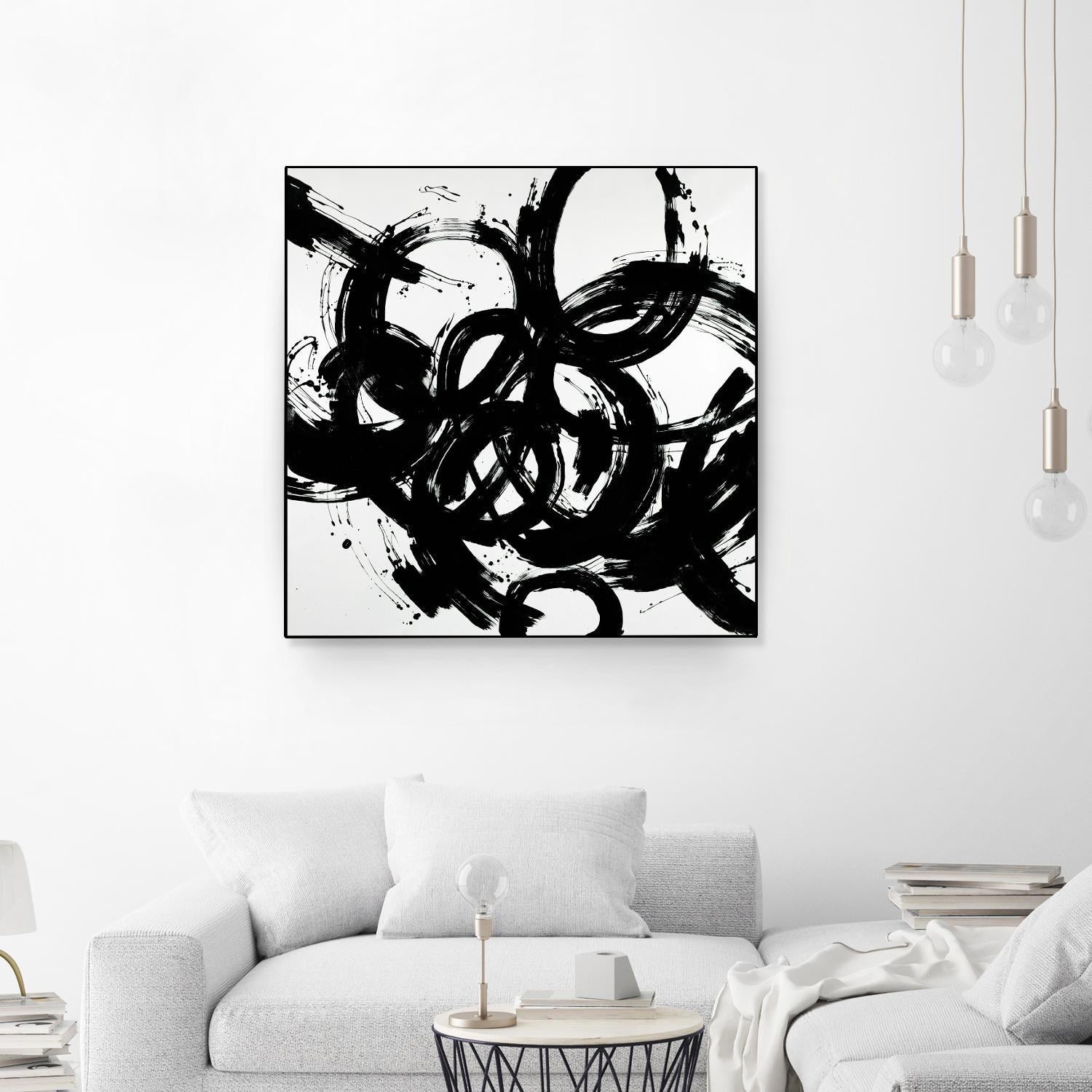 Complex Turns by Daleno Art on GIANT ART - white black&white abstract
