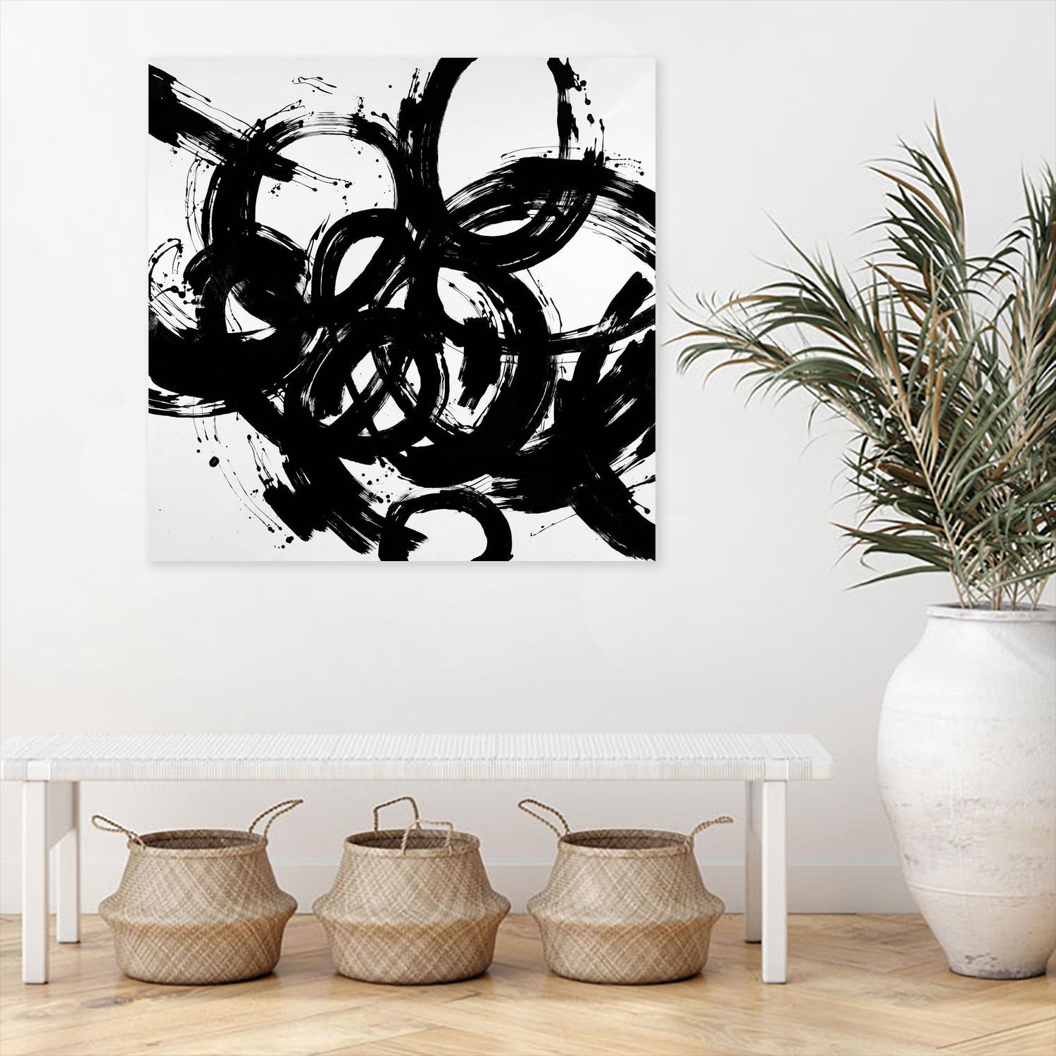 Complex Turns by Daleno Art on GIANT ART - white black&white abstract
