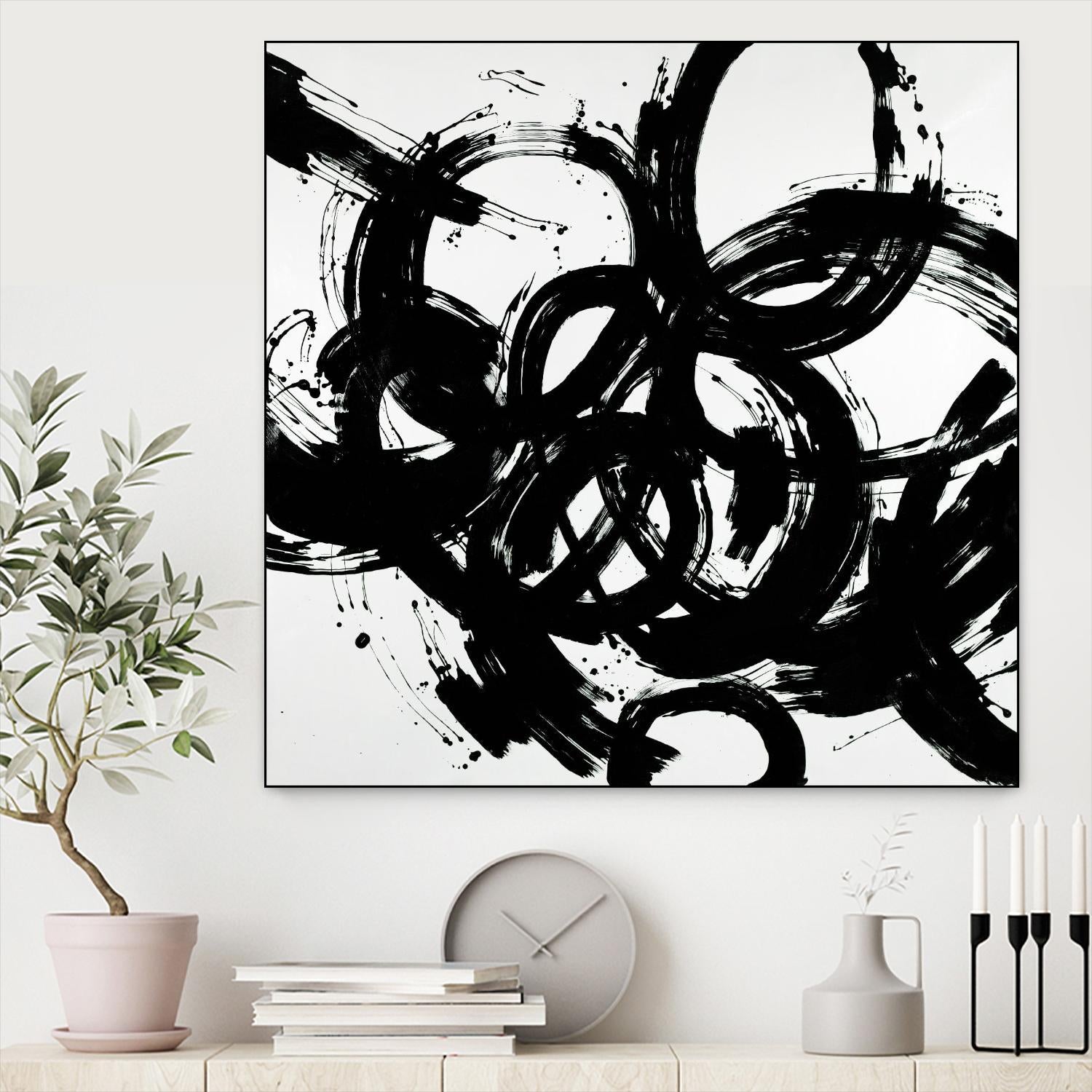 Complex Turns by Daleno Art on GIANT ART - white black&white abstract