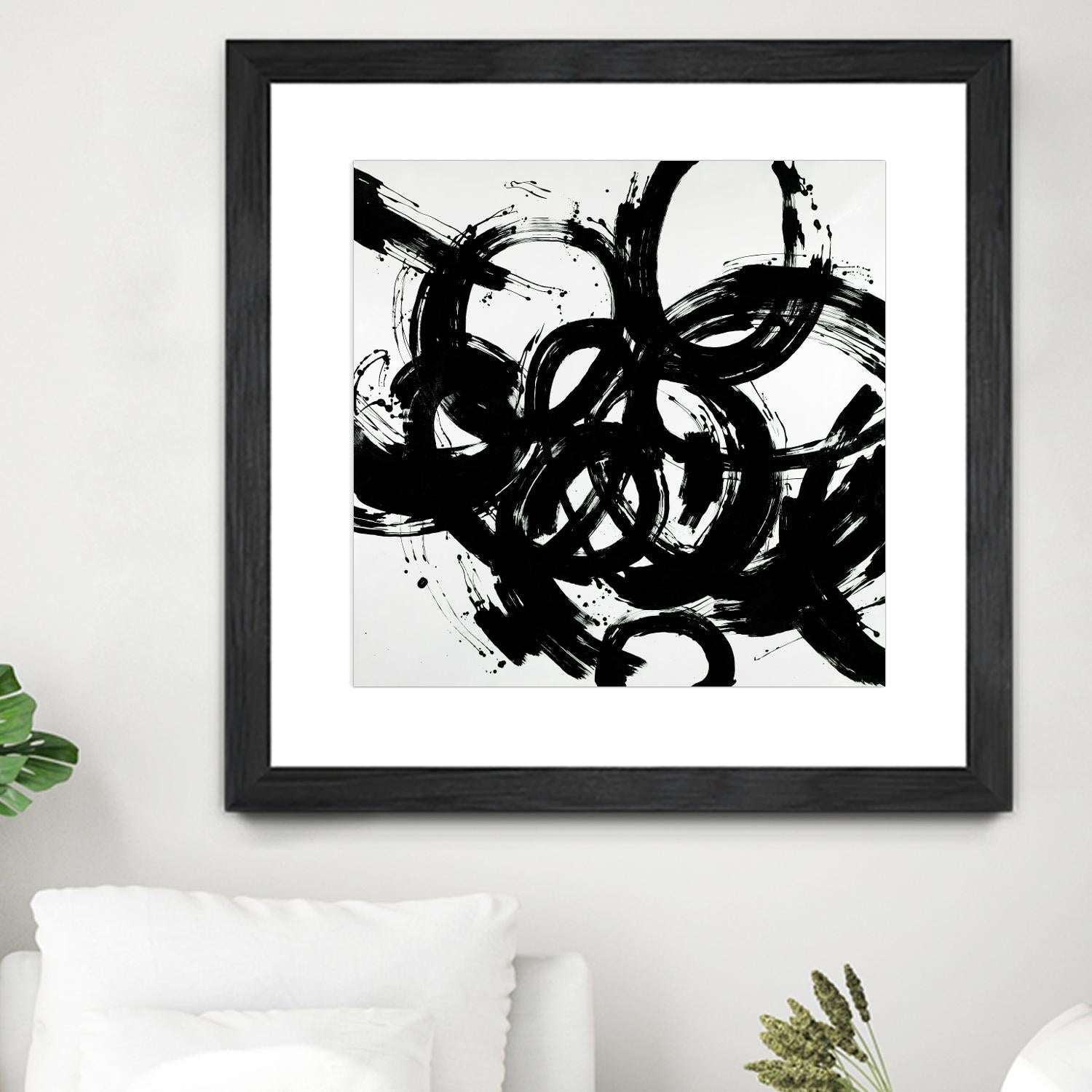 Complex Turns by Daleno Art on GIANT ART - white black&white abstract