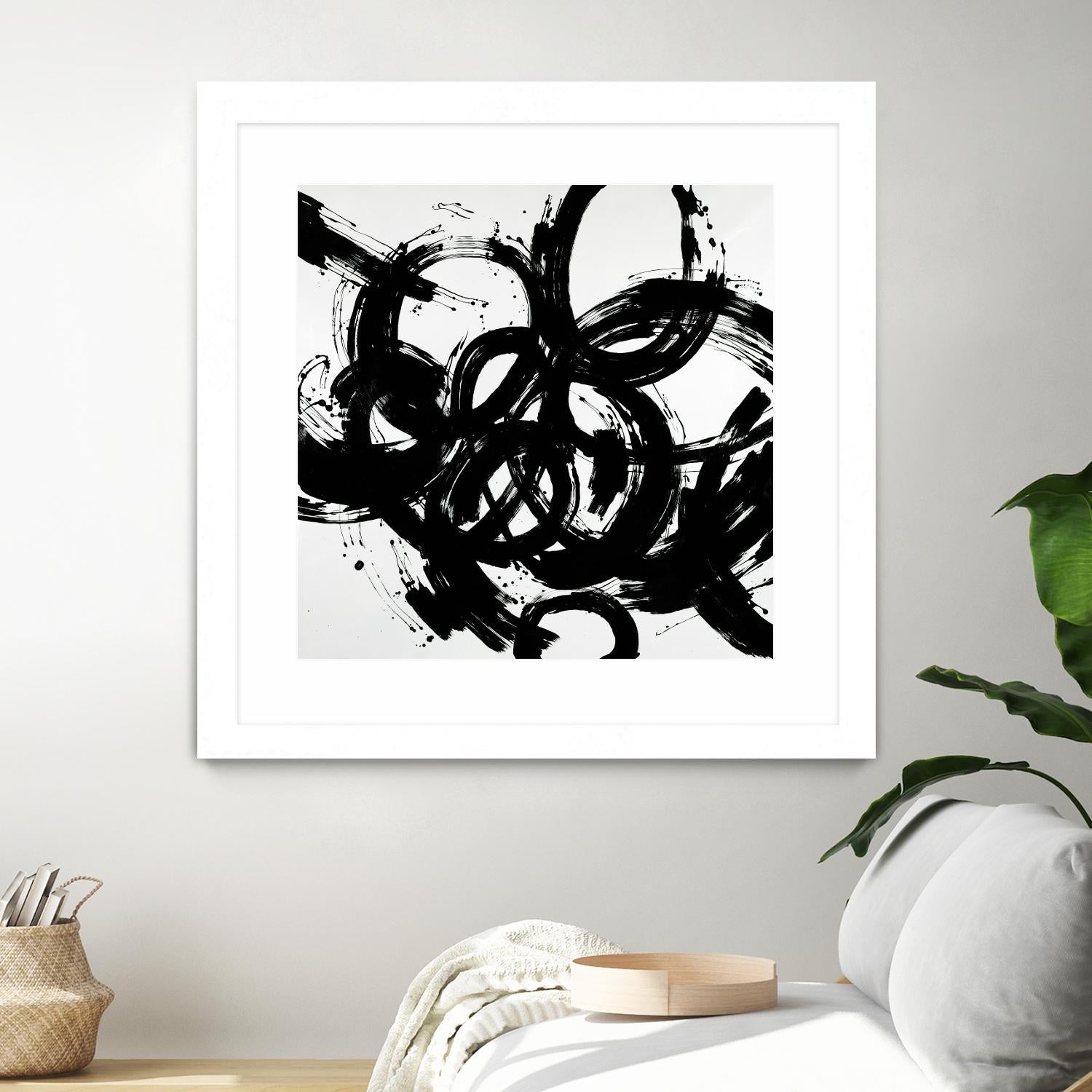 Complex Turns by Daleno Art on GIANT ART - white black&white abstract