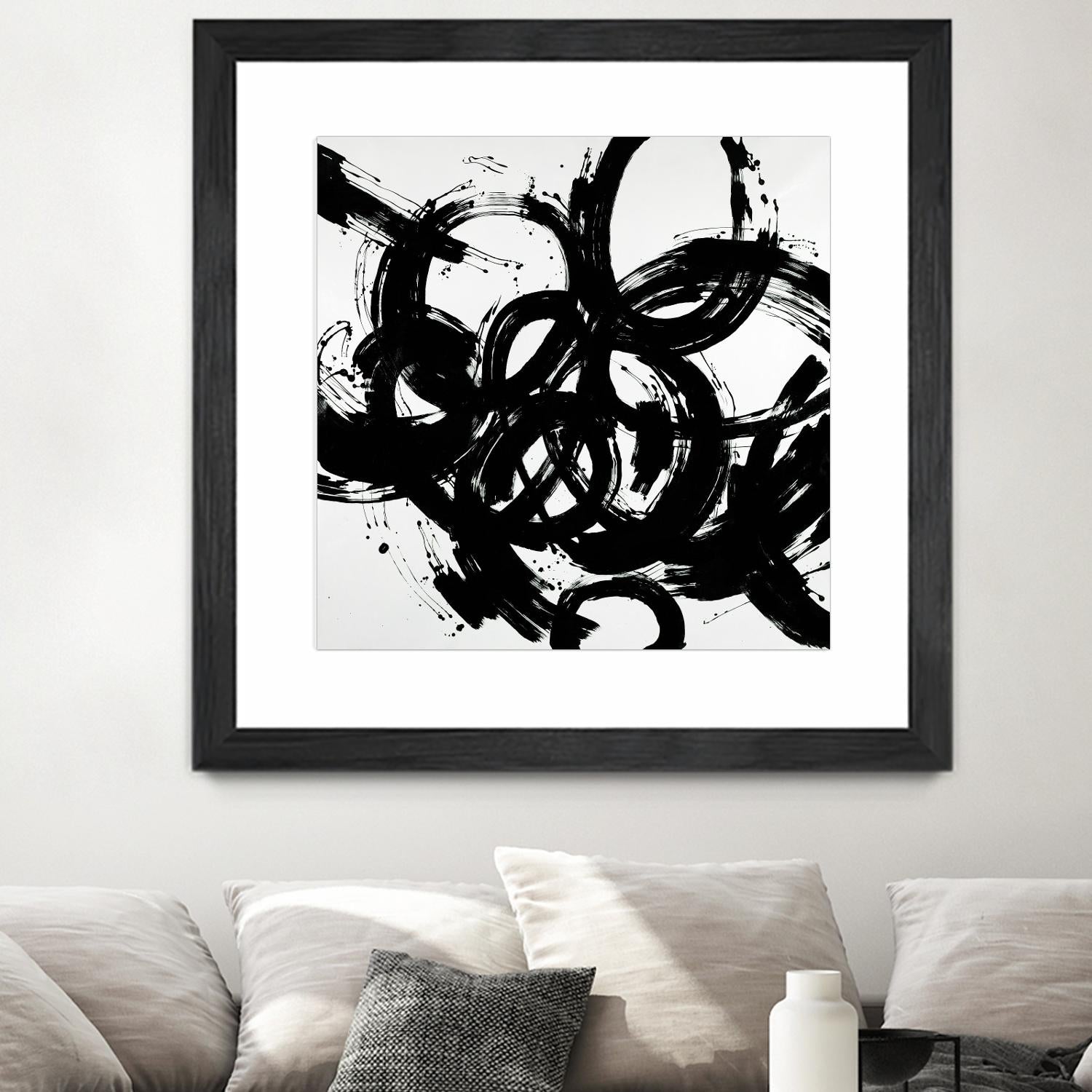 Complex Turns by Daleno Art on GIANT ART - white black&white abstract