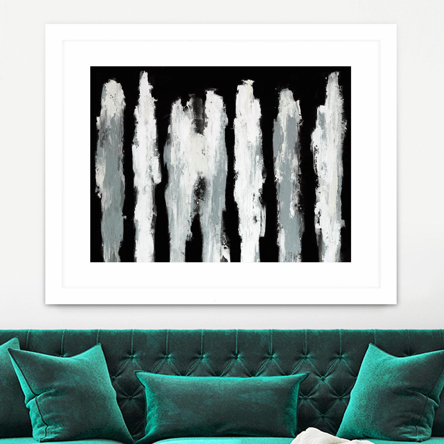 Kept in the Shadows by Daleno Art on GIANT ART - white abstract
