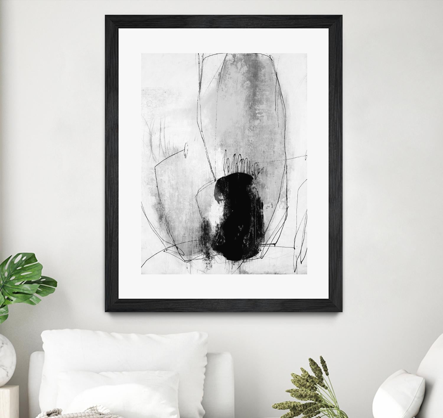 Looking Lens I by Daleno Art on GIANT ART - black abstract