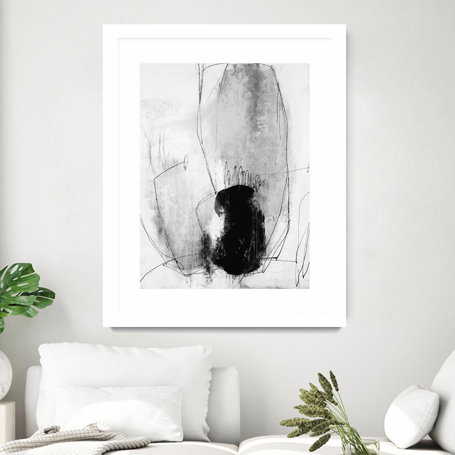 Looking Lens I by Daleno Art on GIANT ART - black abstract