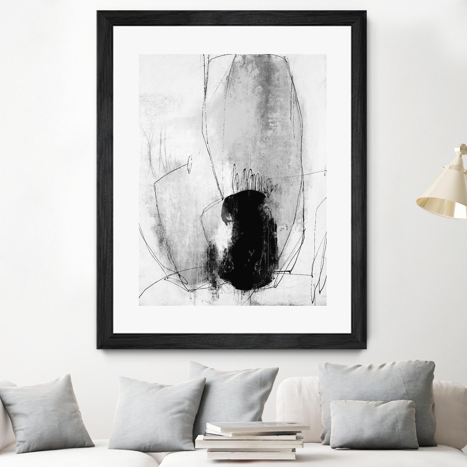 Looking Lens I by Daleno Art on GIANT ART - black abstract