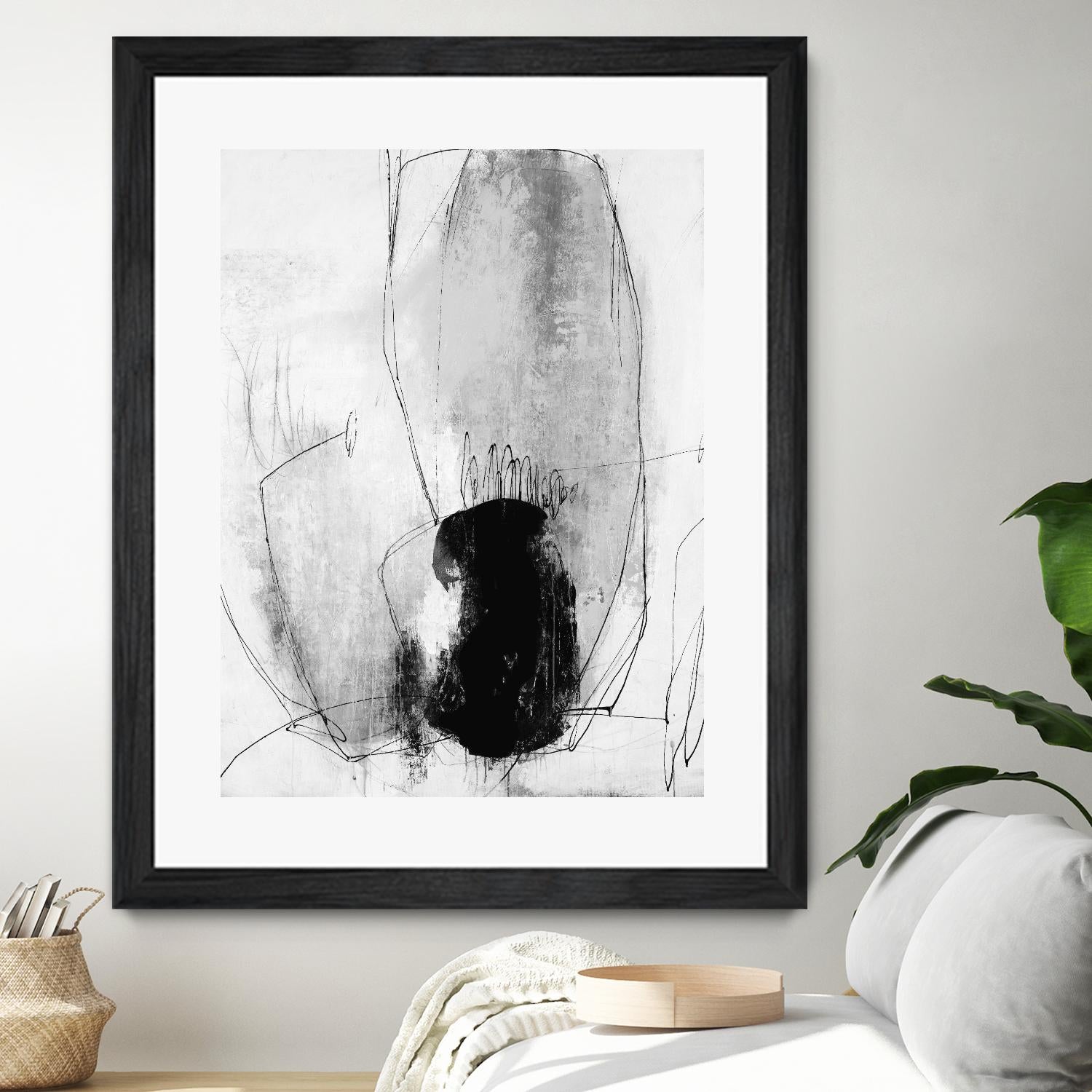Looking Lens I by Daleno Art on GIANT ART - black abstract