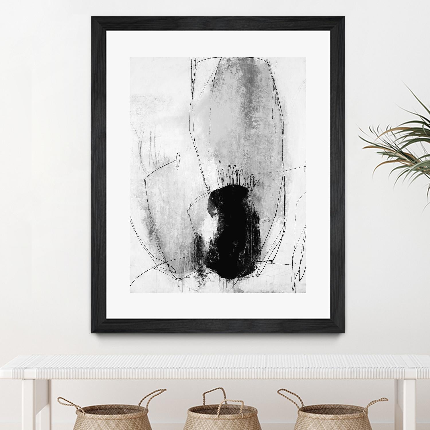 Looking Lens I by Daleno Art on GIANT ART - black abstract