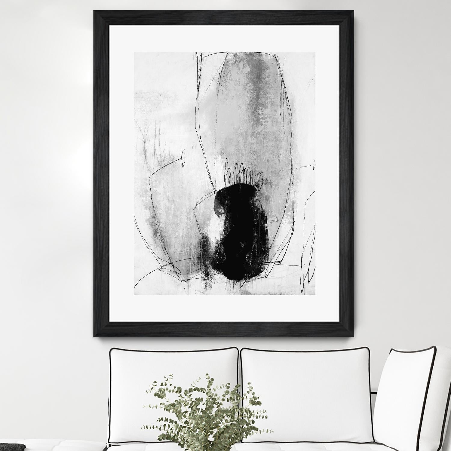 Looking Lens I by Daleno Art on GIANT ART - black abstract