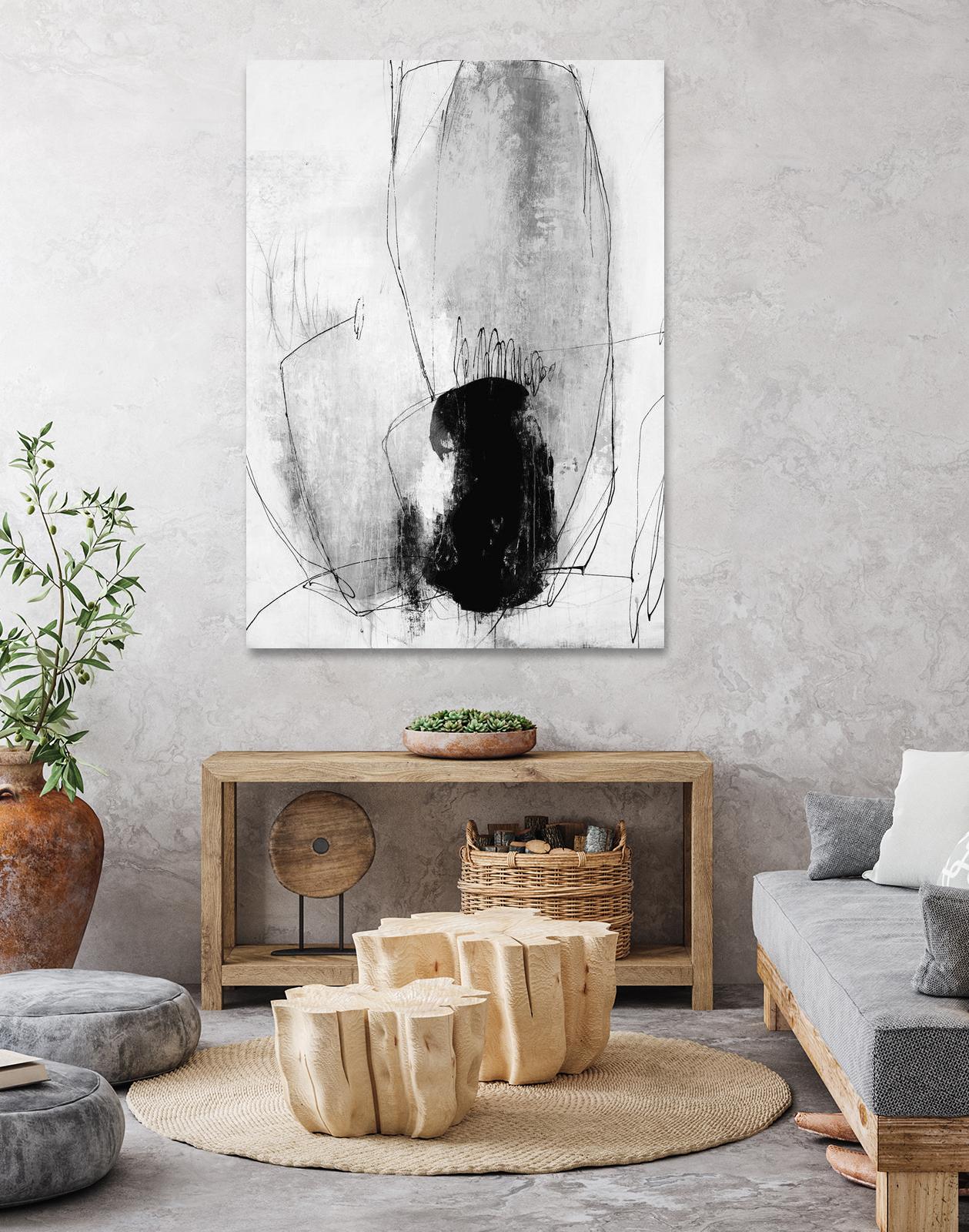 Looking Lens I by Daleno Art on GIANT ART - black abstract