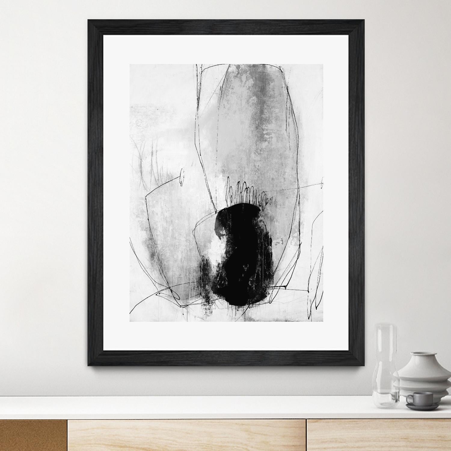 Looking Lens I by Daleno Art on GIANT ART - black abstract