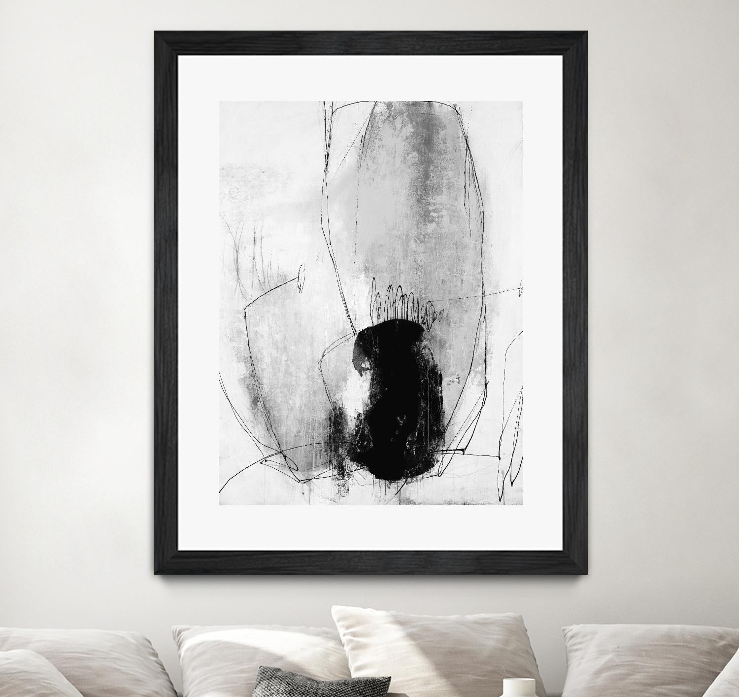 Looking Lens I by Daleno Art on GIANT ART - black abstract