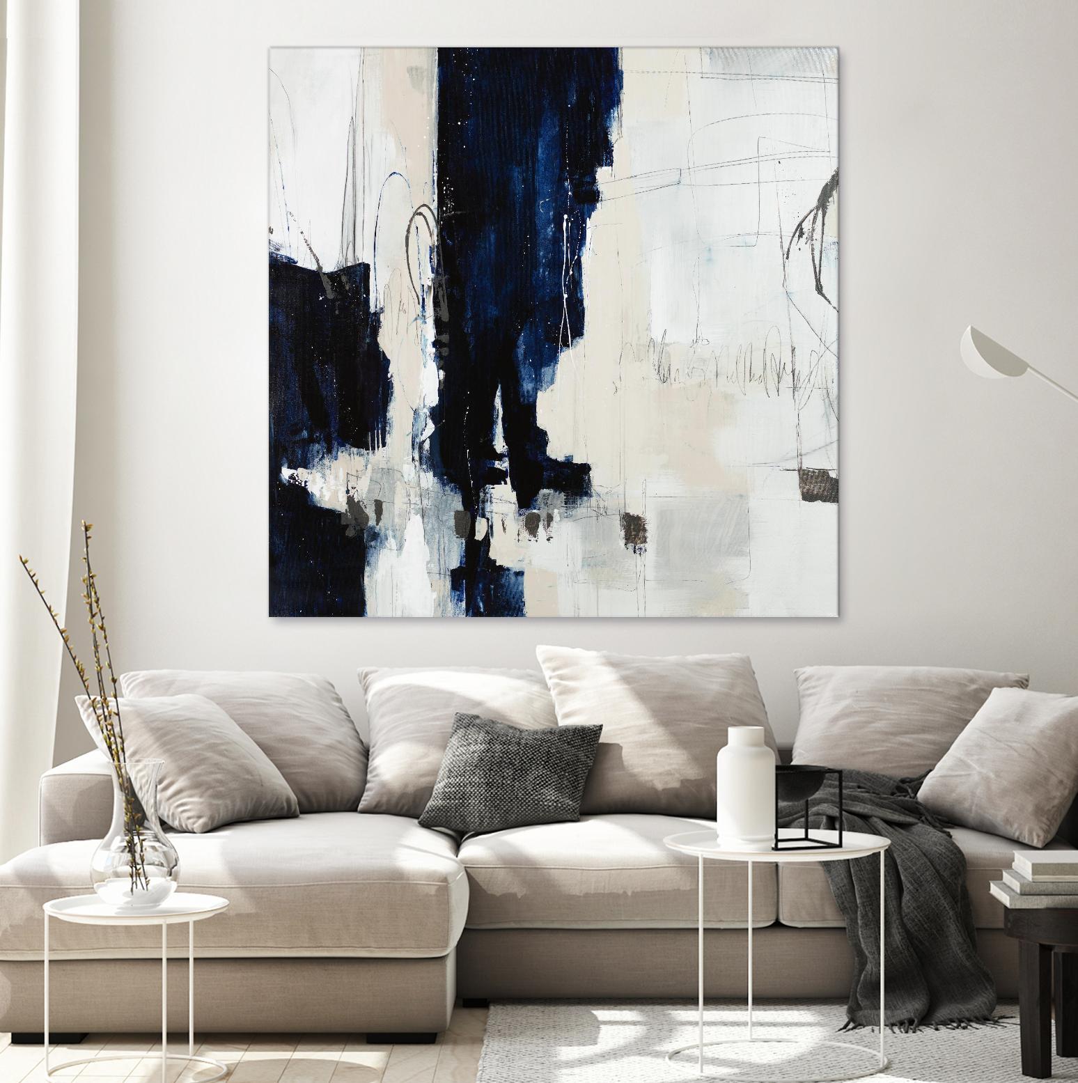 Underground Mechanics by Daleno Art on GIANT ART - blue abstract abstrait