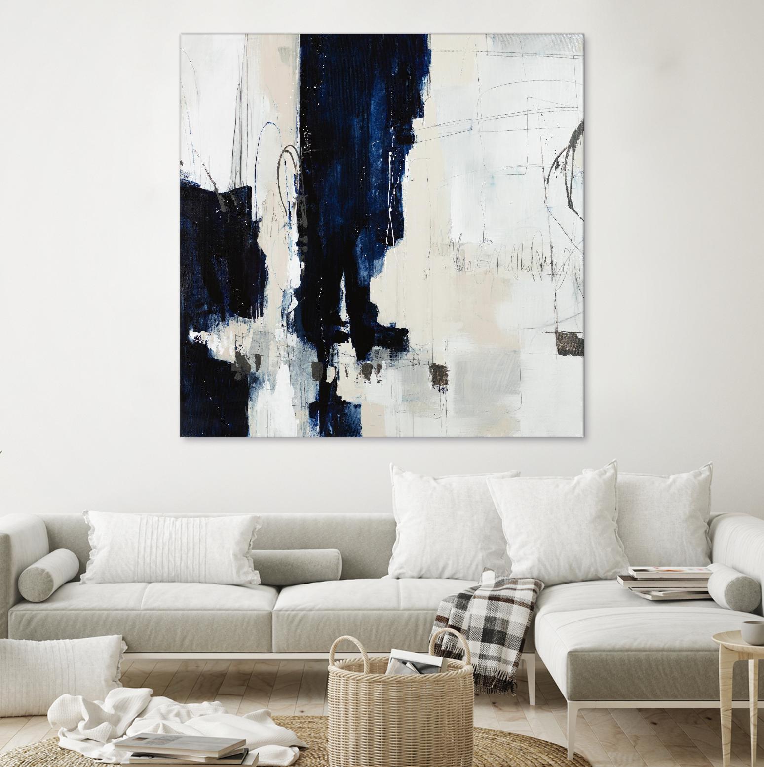 Underground Mechanics by Daleno Art on GIANT ART - blue abstract abstrait