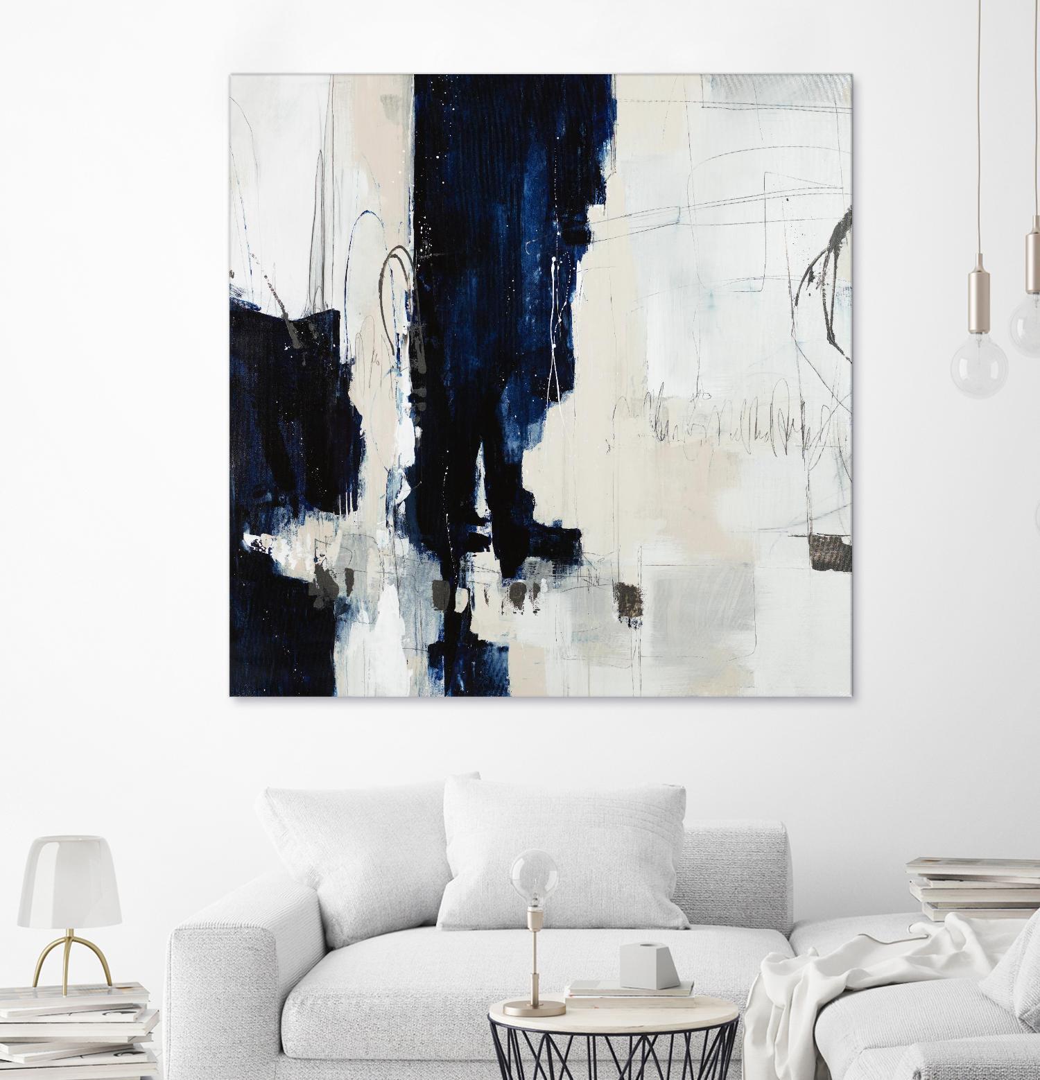 Underground Mechanics by Daleno Art on GIANT ART - blue abstract abstrait