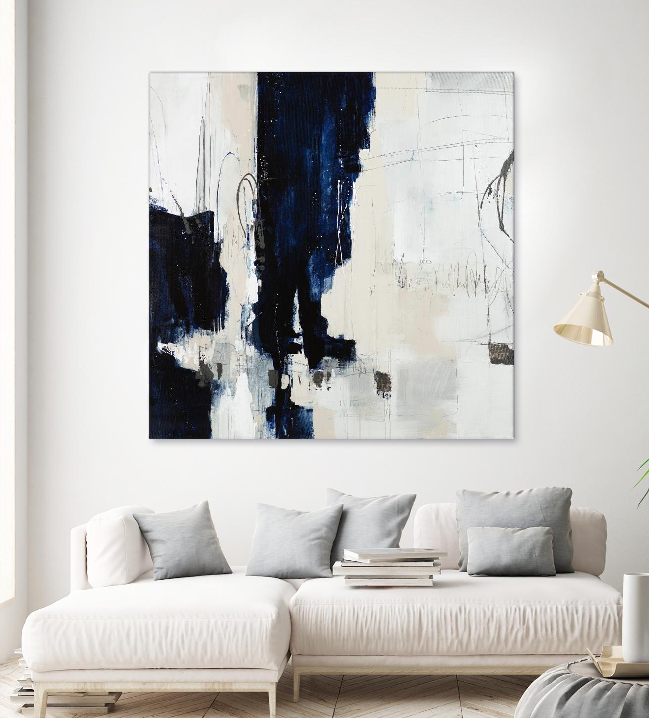 Underground Mechanics by Daleno Art on GIANT ART - blue abstract abstrait