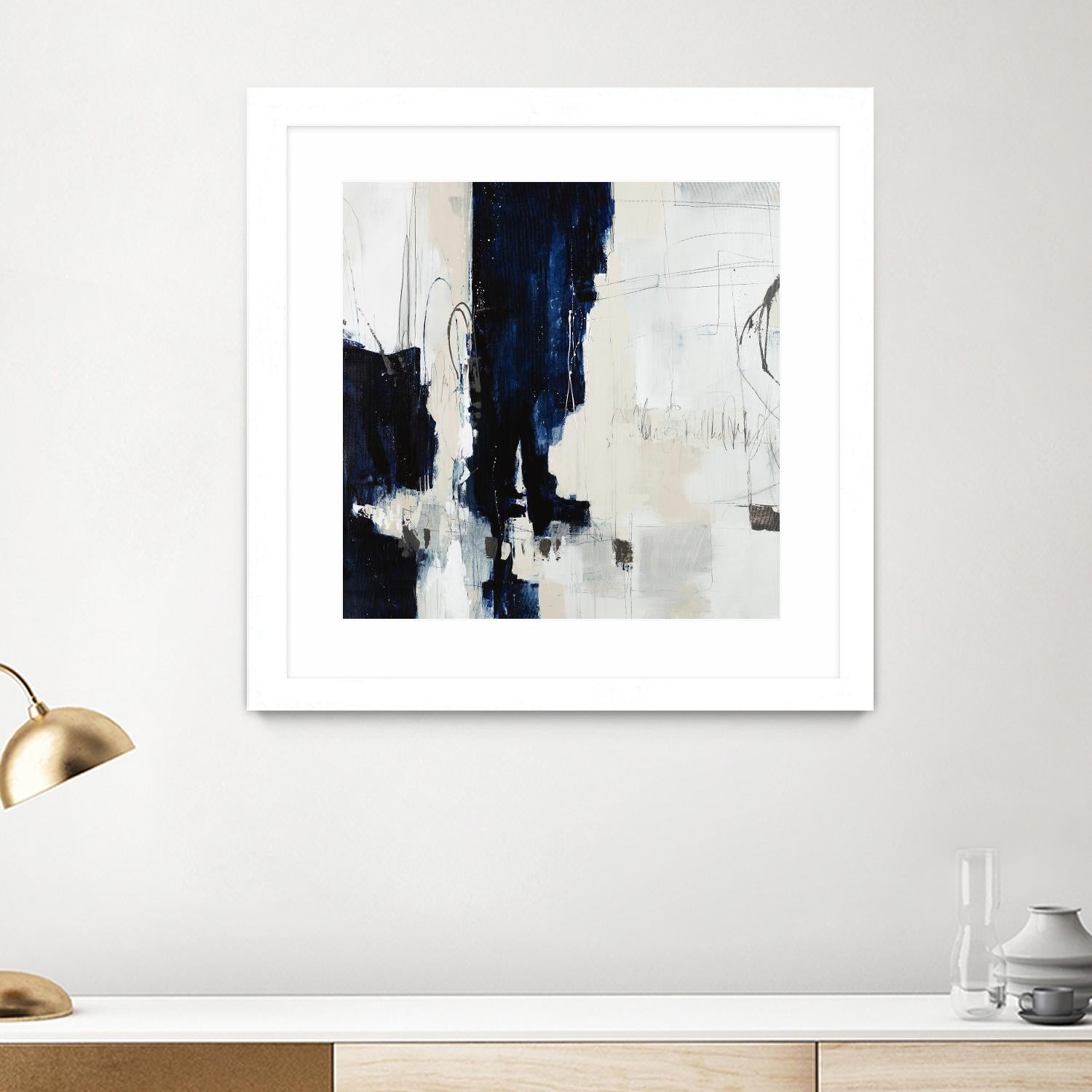 Underground Mechanics by Daleno Art on GIANT ART - blue abstract abstrait