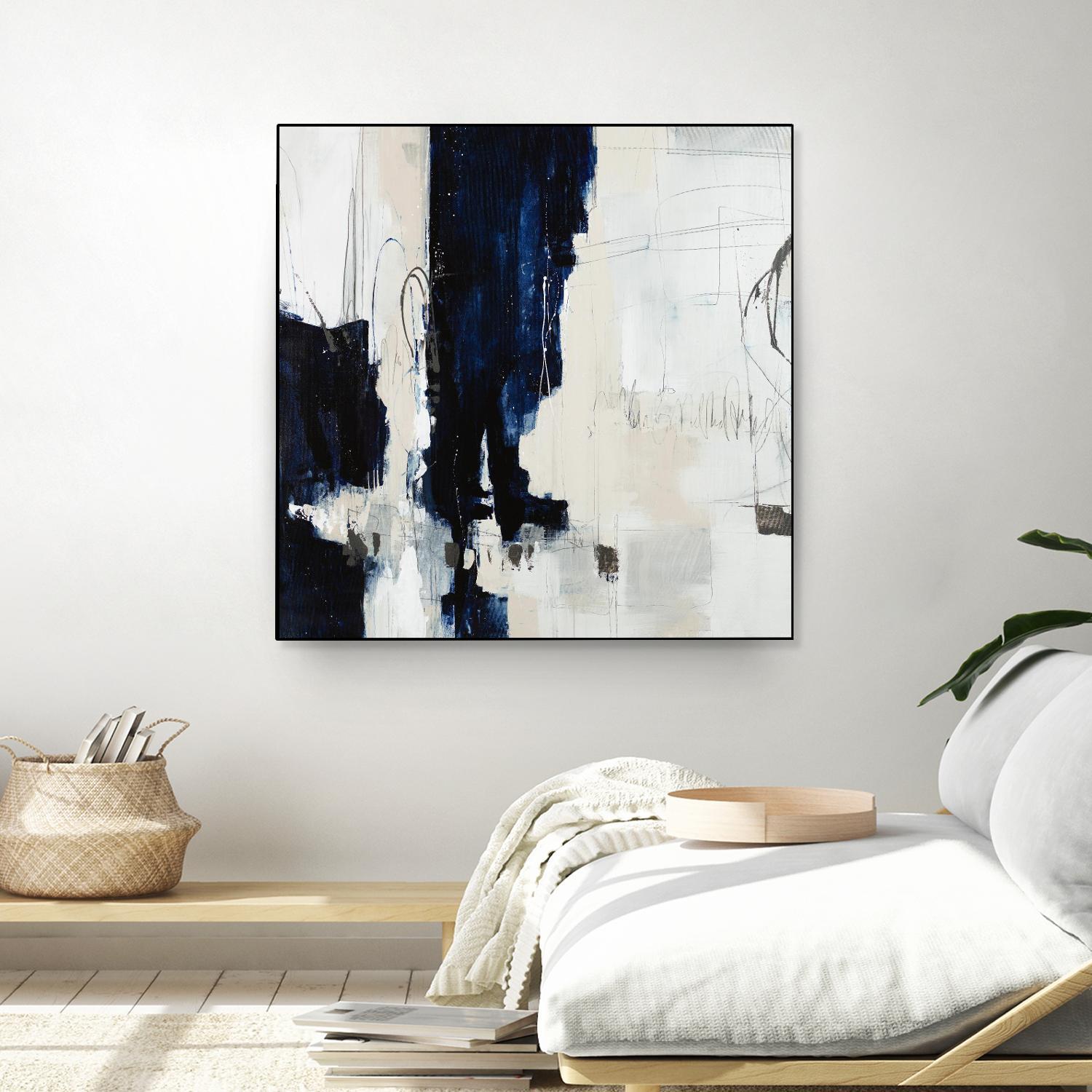 Underground Mechanics by Daleno Art on GIANT ART - blue abstract abstrait