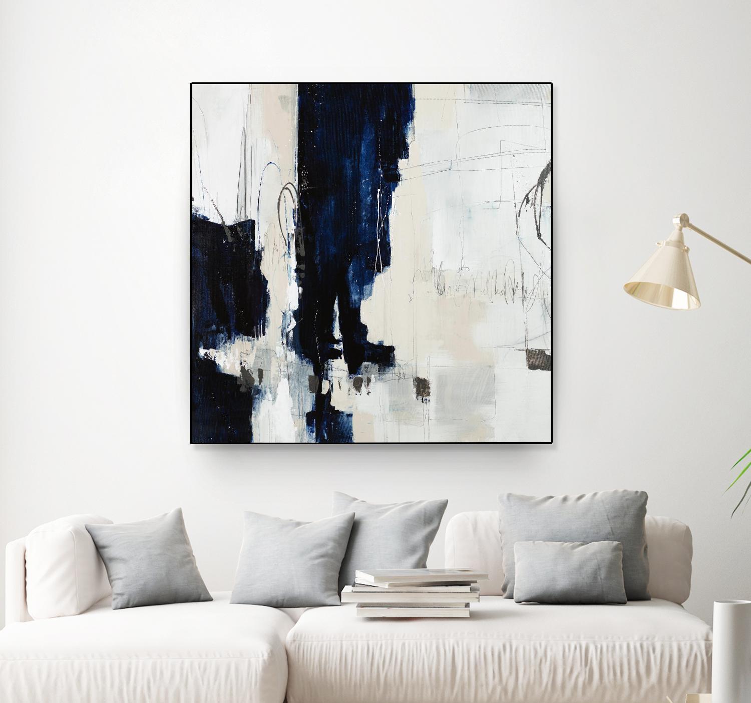 Underground Mechanics by Daleno Art on GIANT ART - blue abstract abstrait