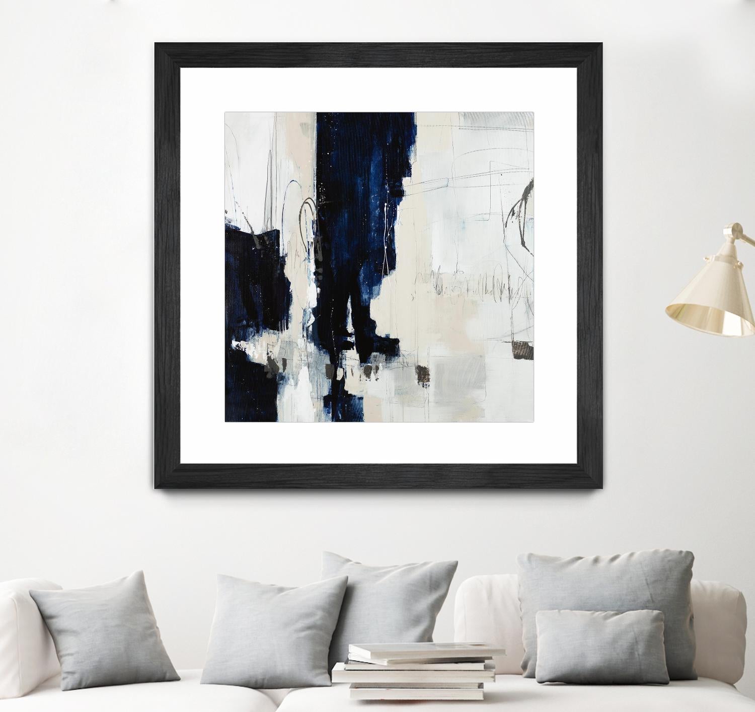 Underground Mechanics by Daleno Art on GIANT ART - blue abstract abstrait