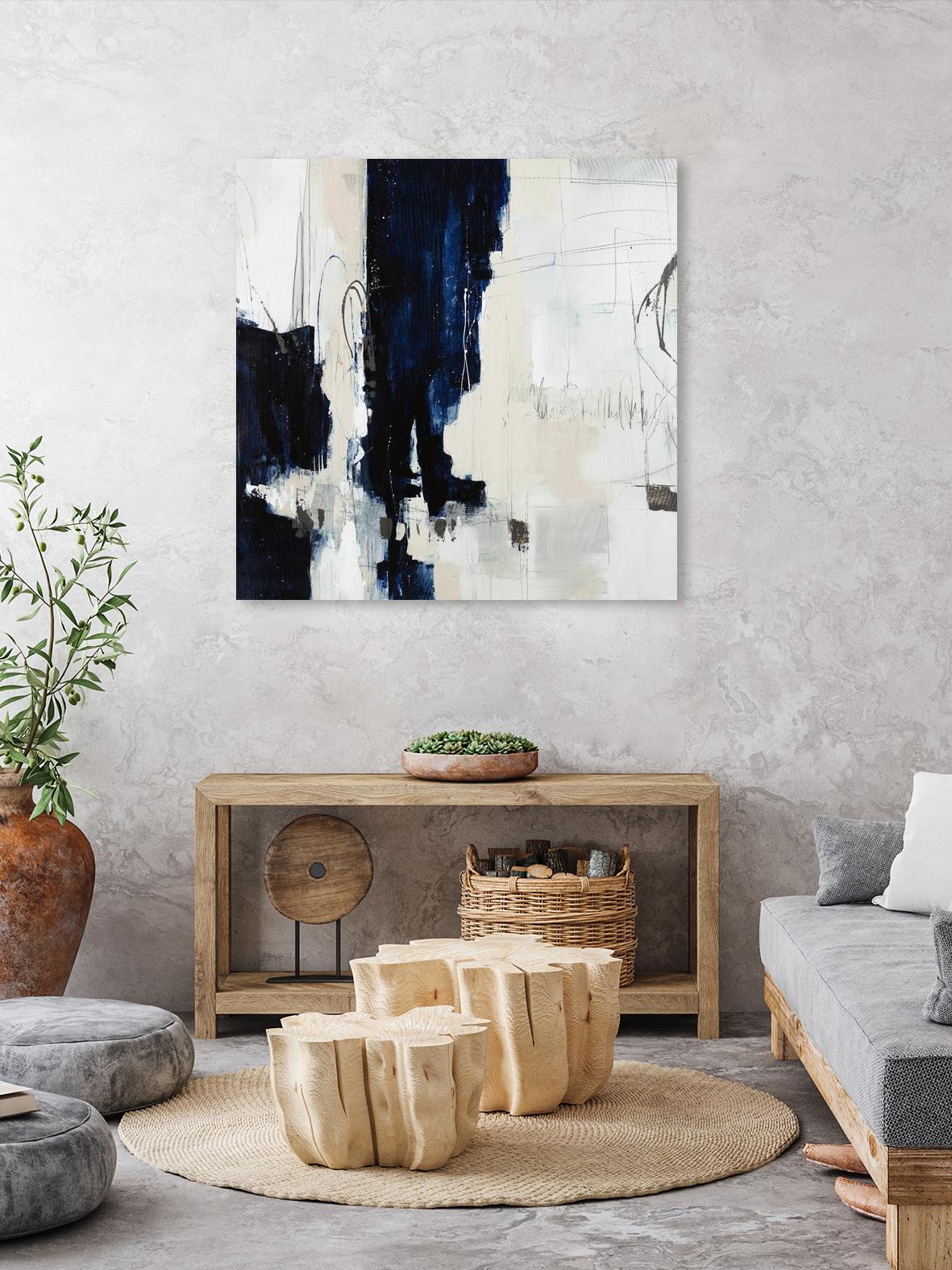 Underground Mechanics by Daleno Art on GIANT ART - blue abstract abstrait