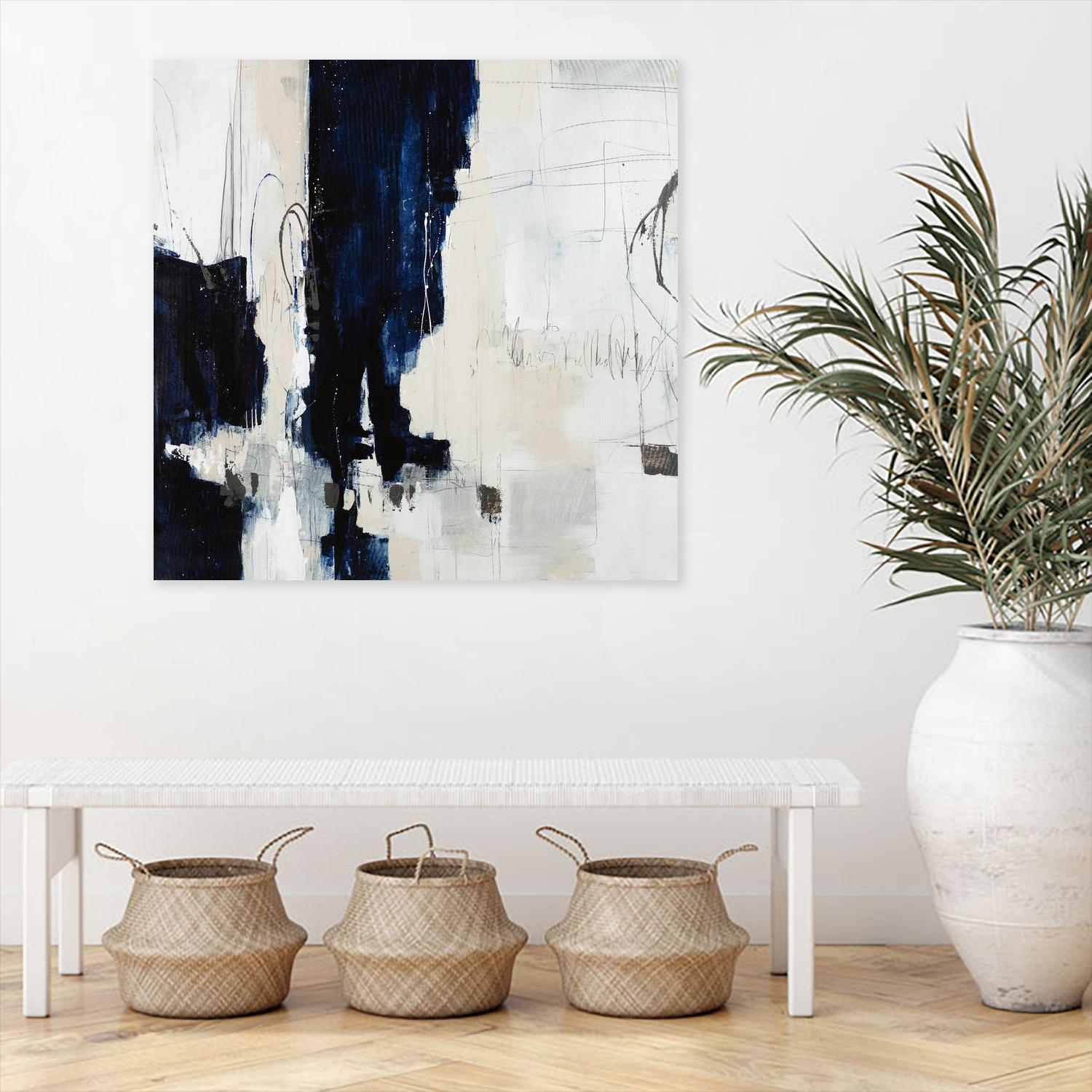 Underground Mechanics by Daleno Art on GIANT ART - blue abstract abstrait