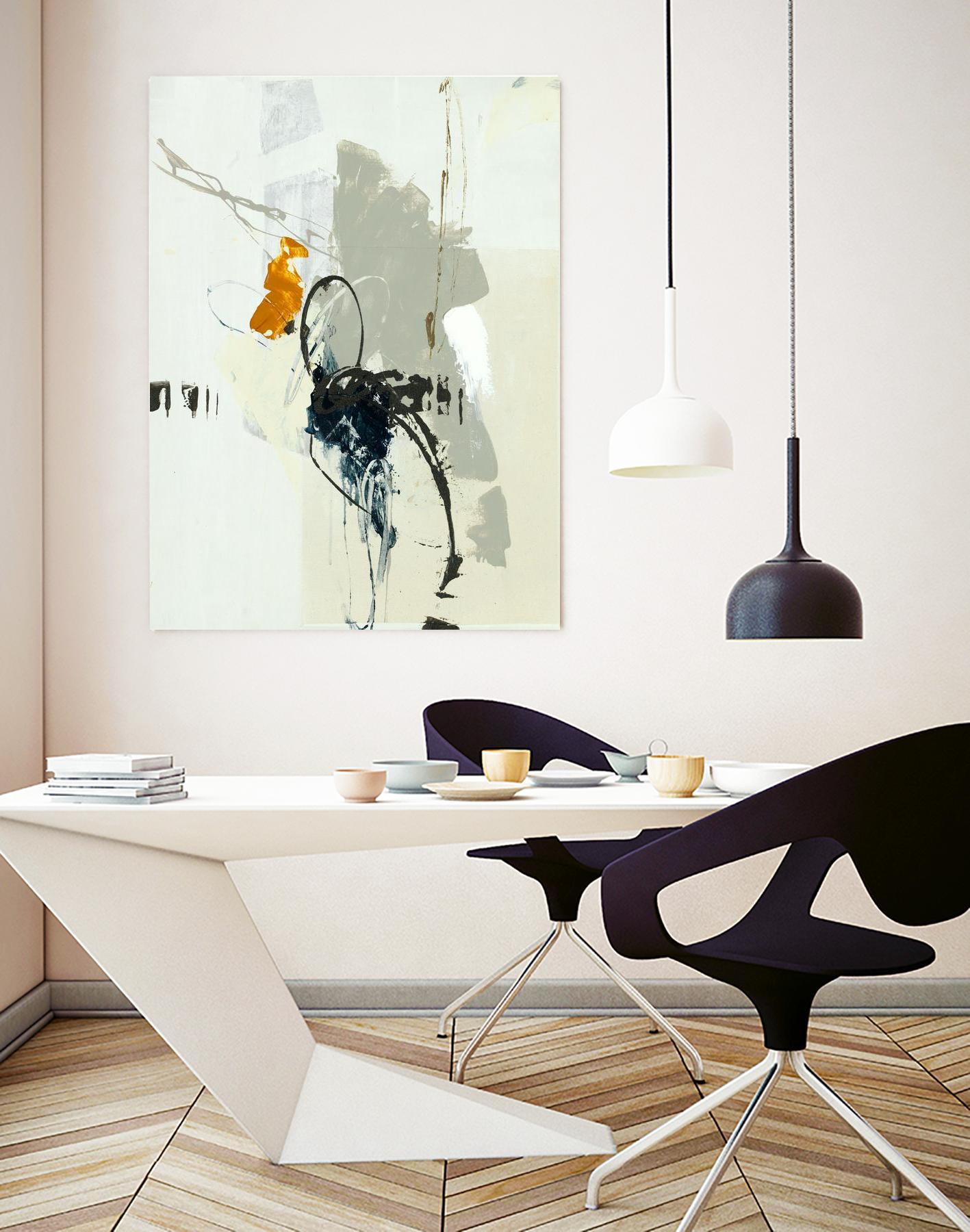 Outburst V by Daleno Art on GIANT ART - orange abstract abstract