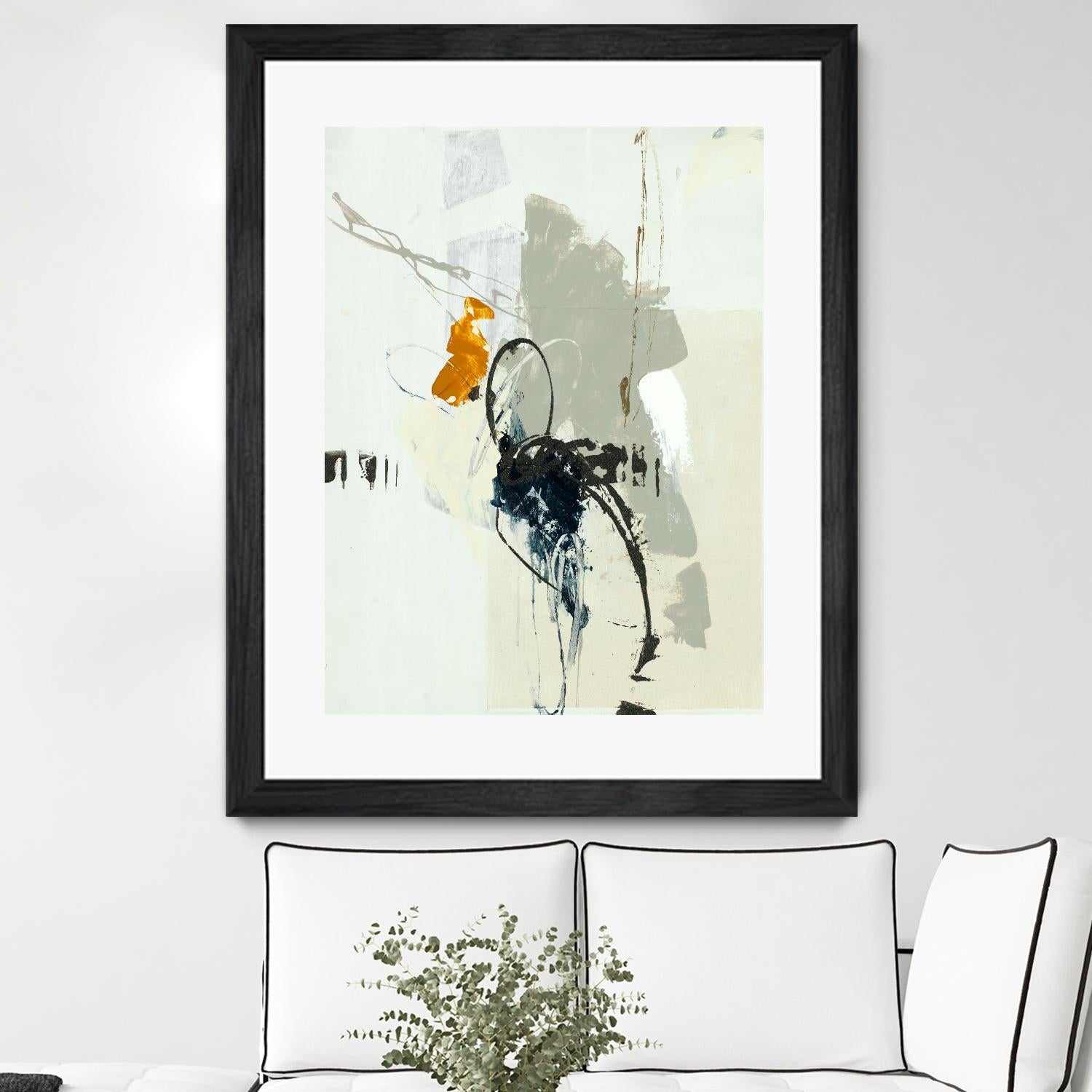 Outburst V by Daleno Art on GIANT ART - orange abstract abstract