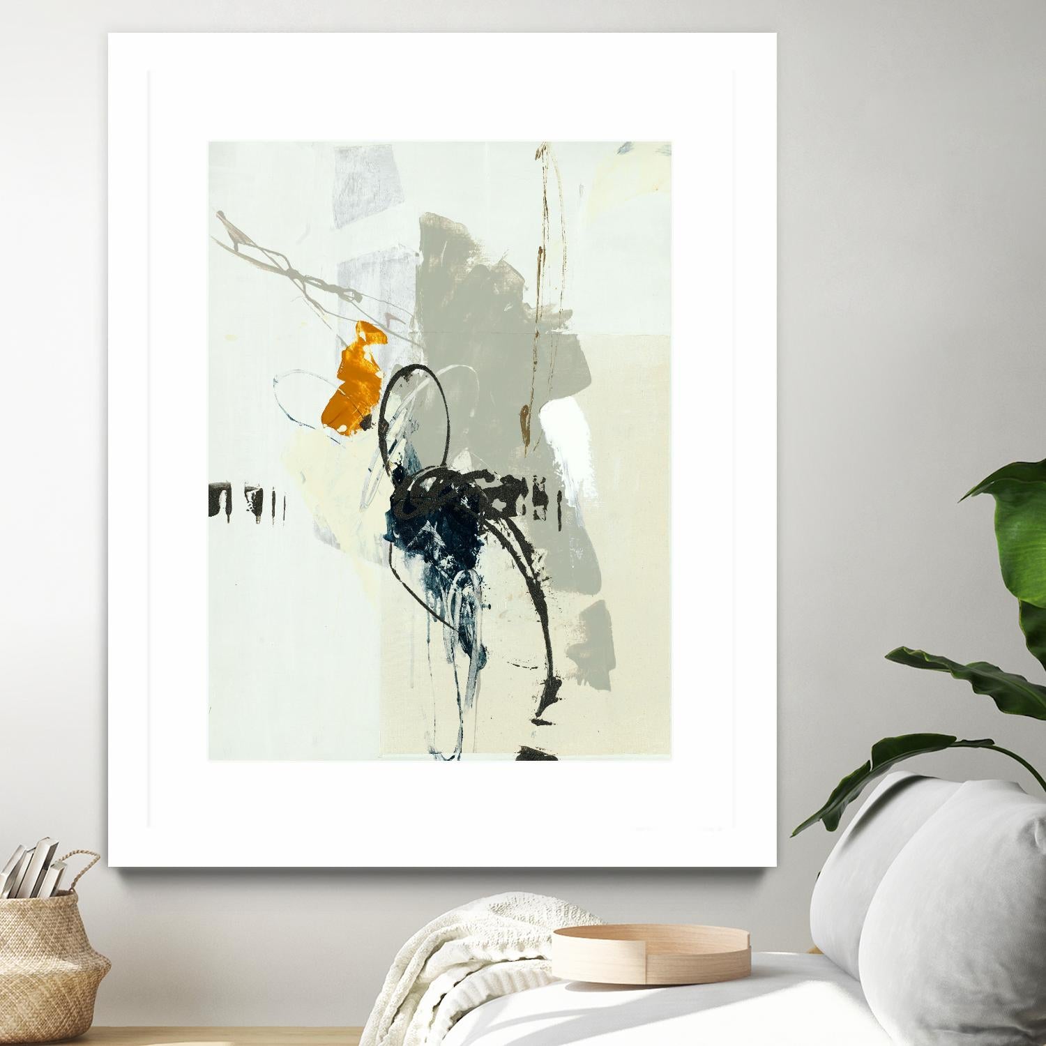 Outburst V by Daleno Art on GIANT ART - orange abstract abstract