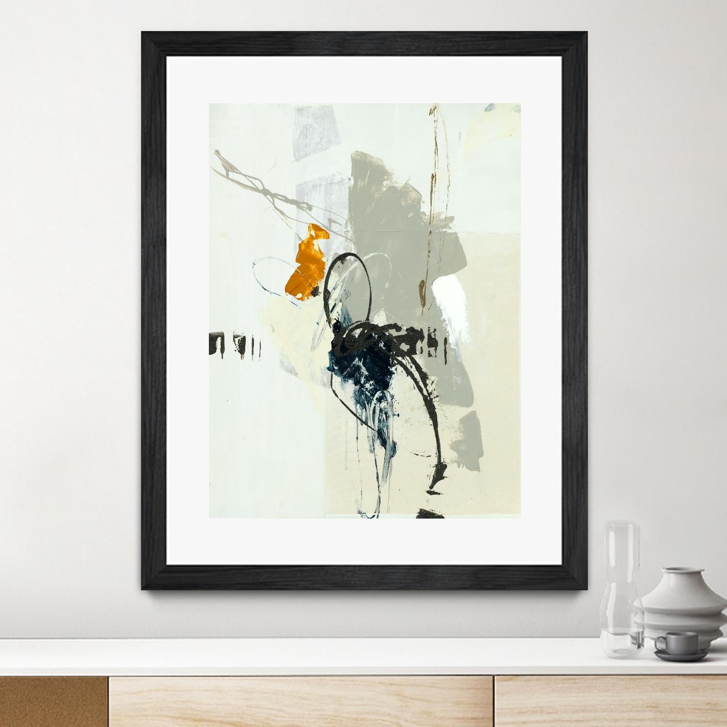 Outburst V by Daleno Art on GIANT ART - orange abstract abstract