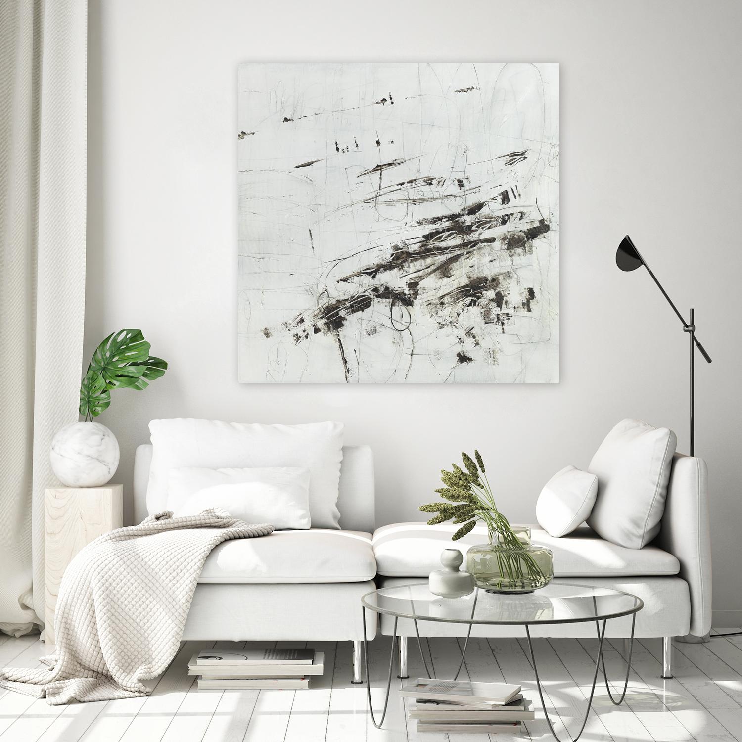 Jet Set by Daleno Art on GIANT ART - white abstract