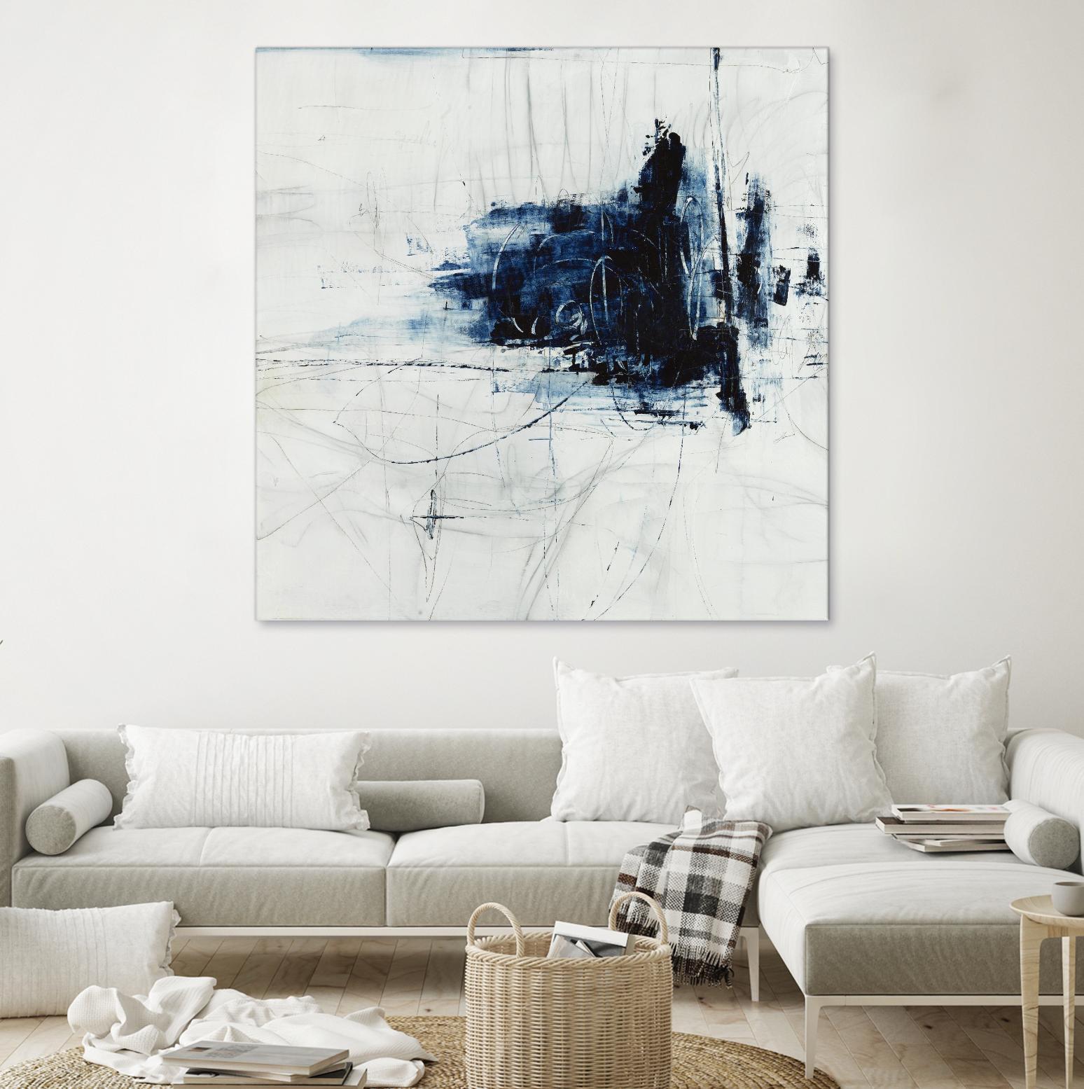 Superior by Daleno Art on GIANT ART - blue abstract abstrait