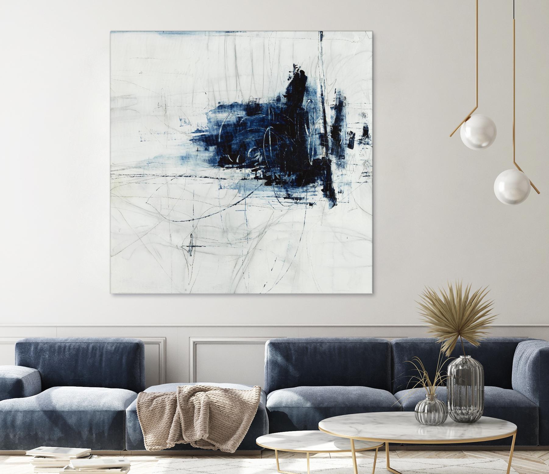 Superior by Daleno Art on GIANT ART - blue abstract abstrait