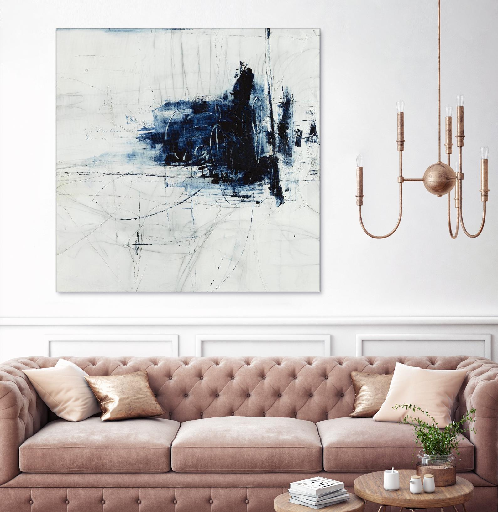 Superior by Daleno Art on GIANT ART - blue abstract abstrait