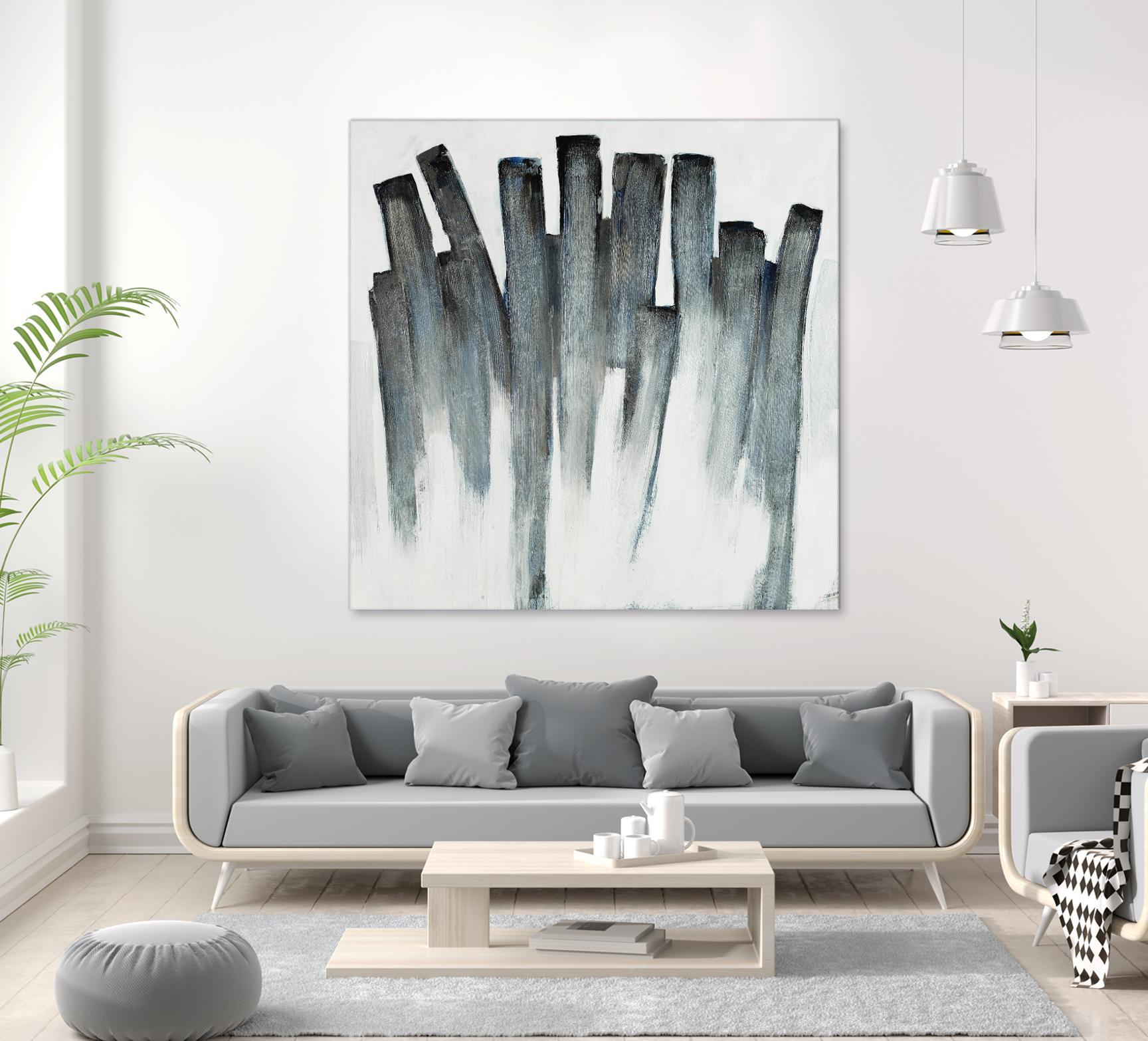 Graphite Spirits by Daleno Art on GIANT ART - blue abstract abstrait