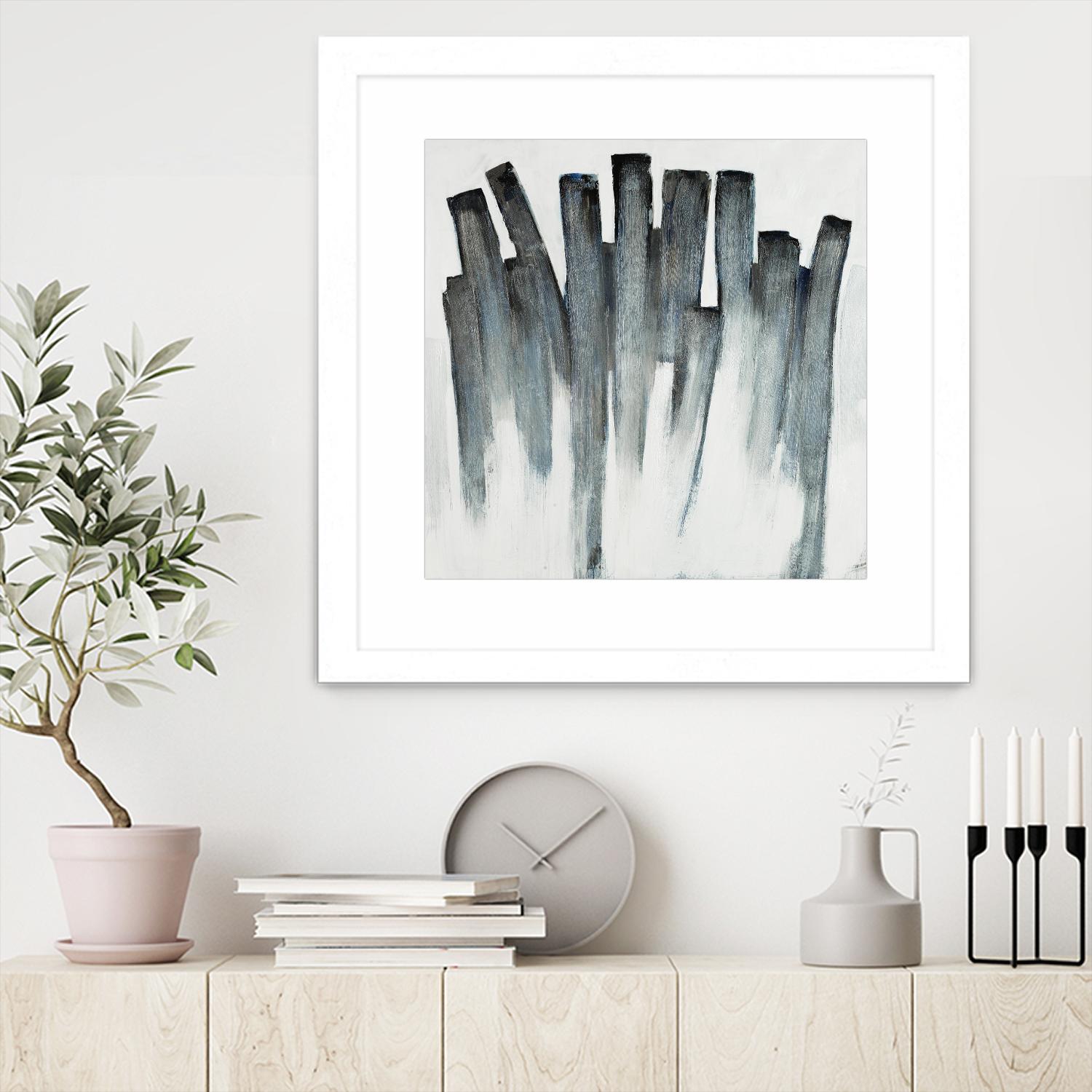 Graphite Spirits by Daleno Art on GIANT ART - blue abstract abstrait