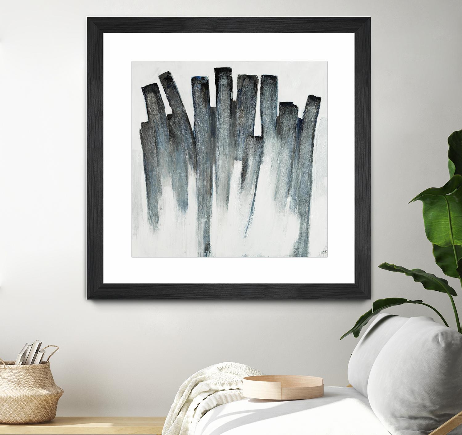 Graphite Spirits by Daleno Art on GIANT ART - blue abstract abstrait