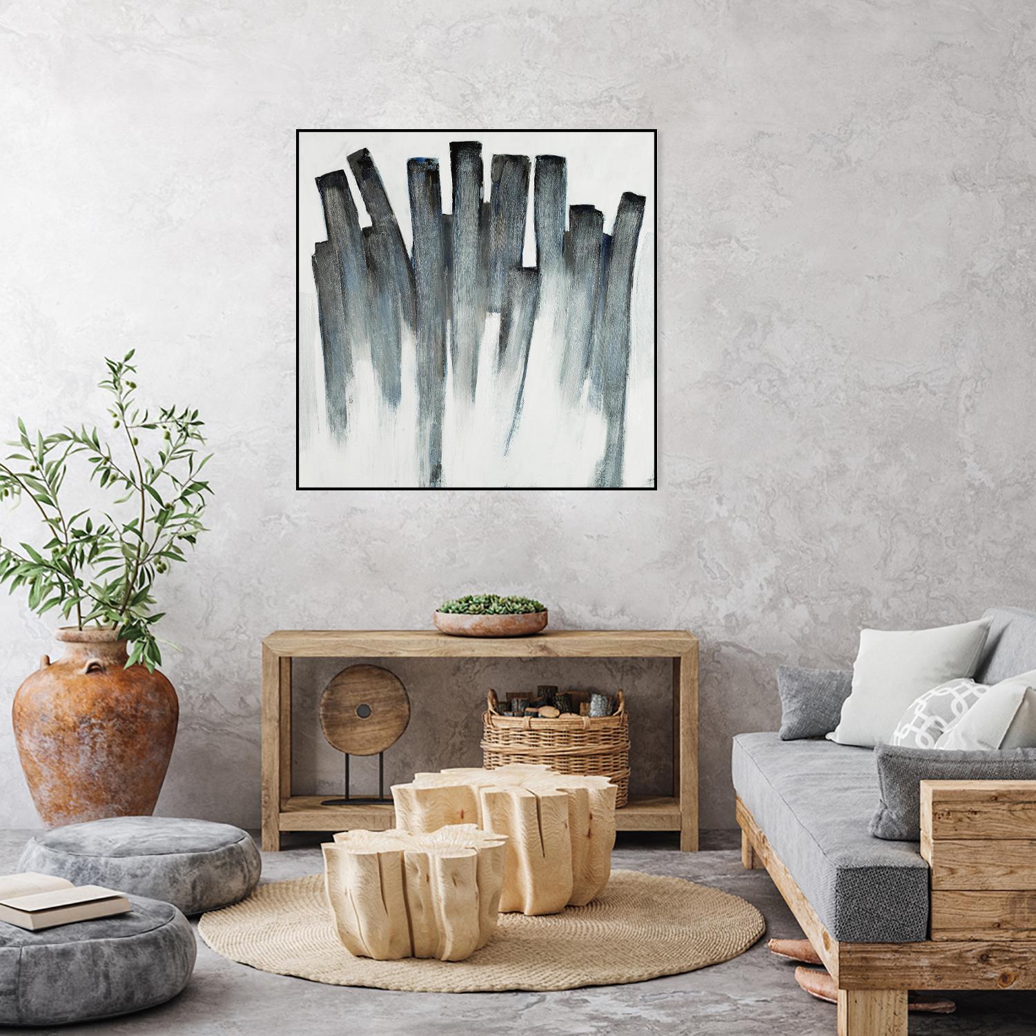Graphite Spirits by Daleno Art on GIANT ART - blue abstract abstrait