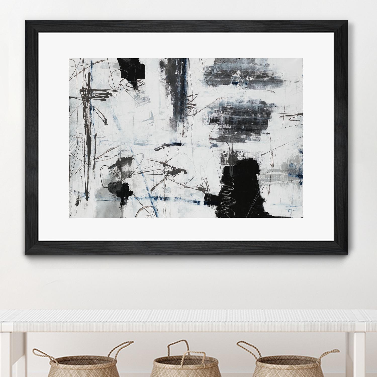 Light Traffic by Daleno Art on GIANT ART - white abstract