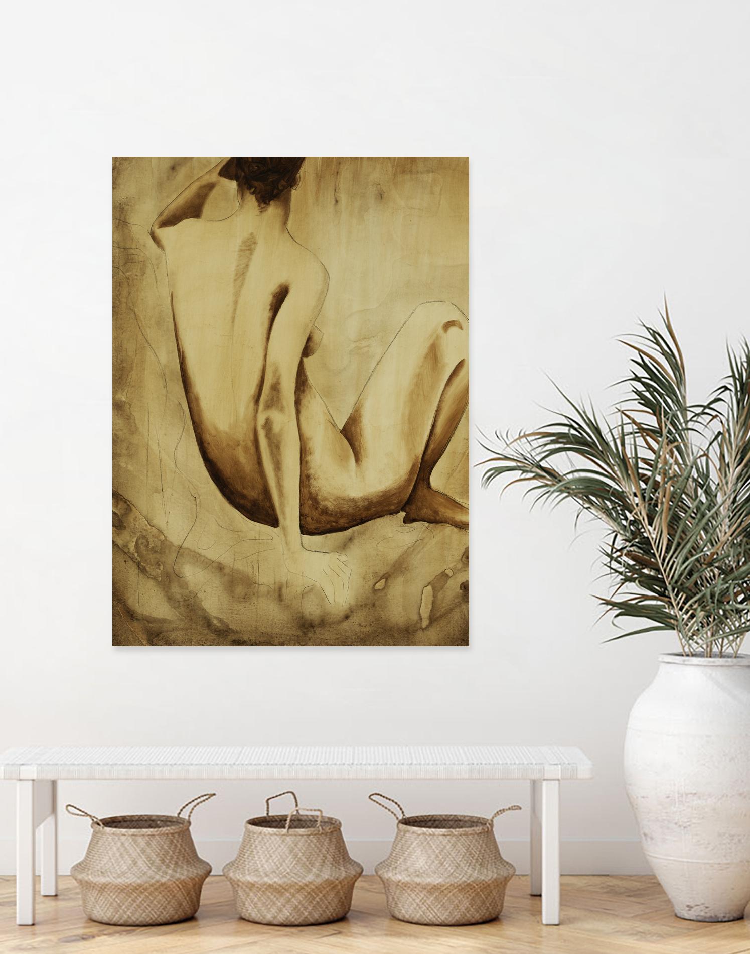Daydreamer I by Daleno Art on GIANT ART - figurative  nude