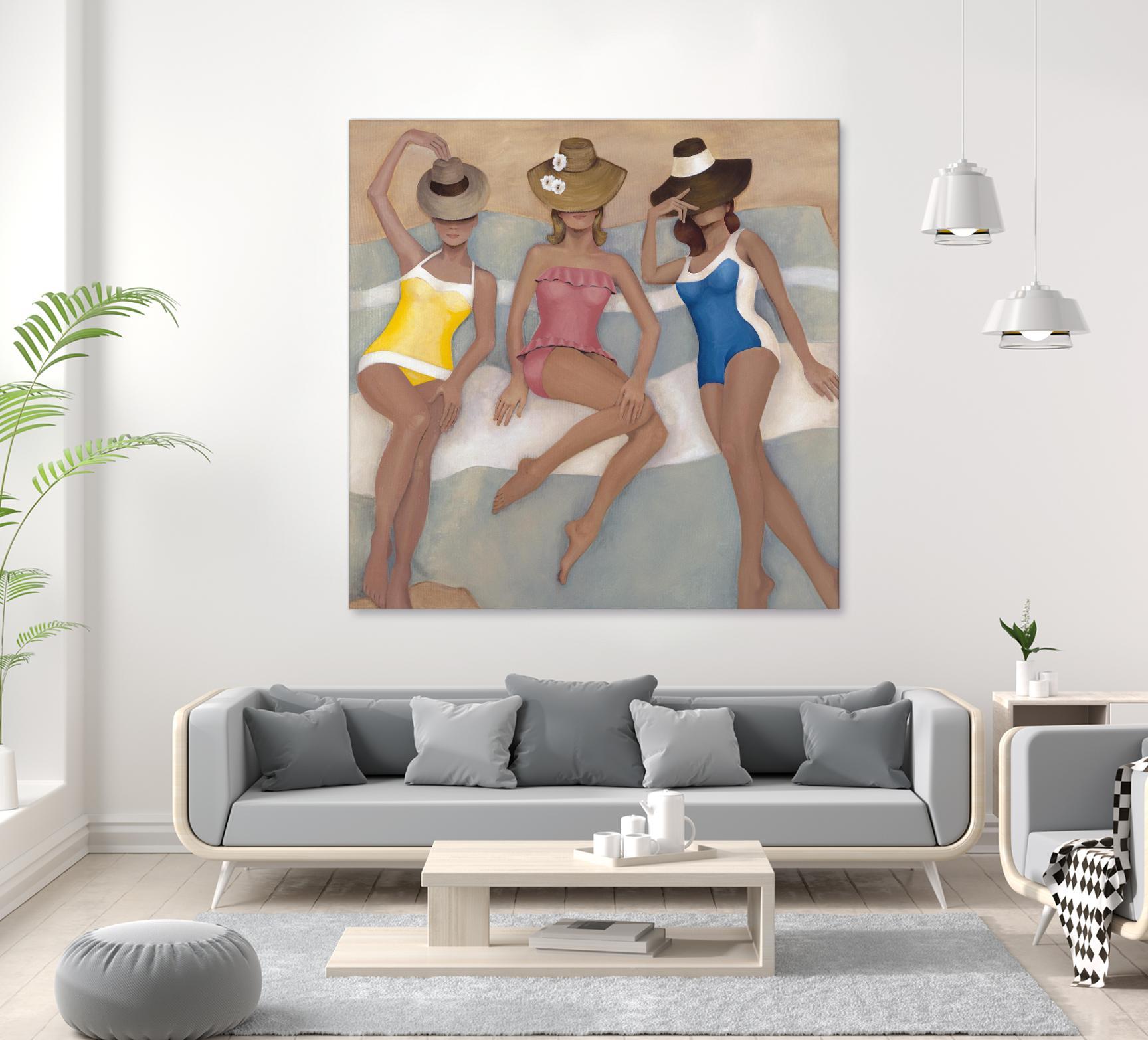 The Orange County Club.tif by Daleno Art on GIANT ART - beige  costal beach