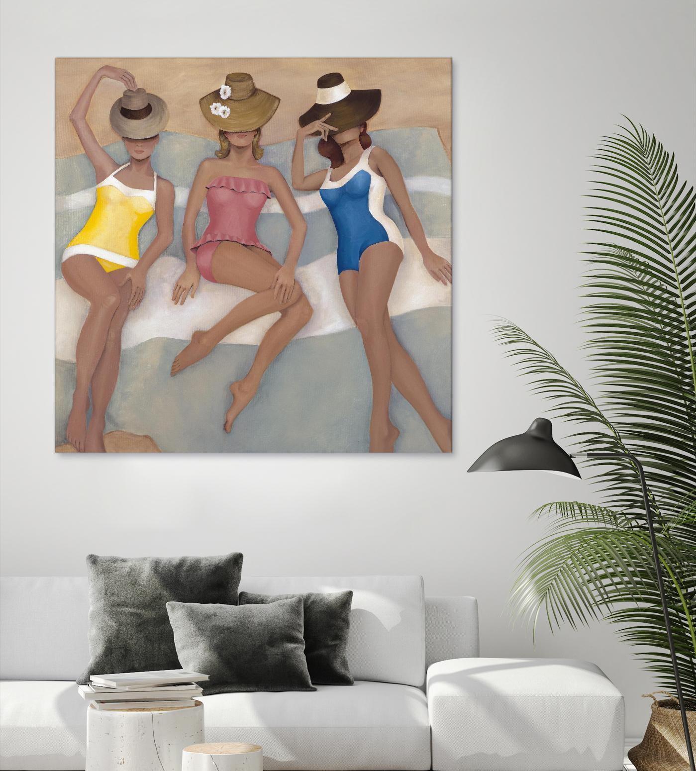 The Orange County Club.tif by Daleno Art on GIANT ART - beige  costal beach