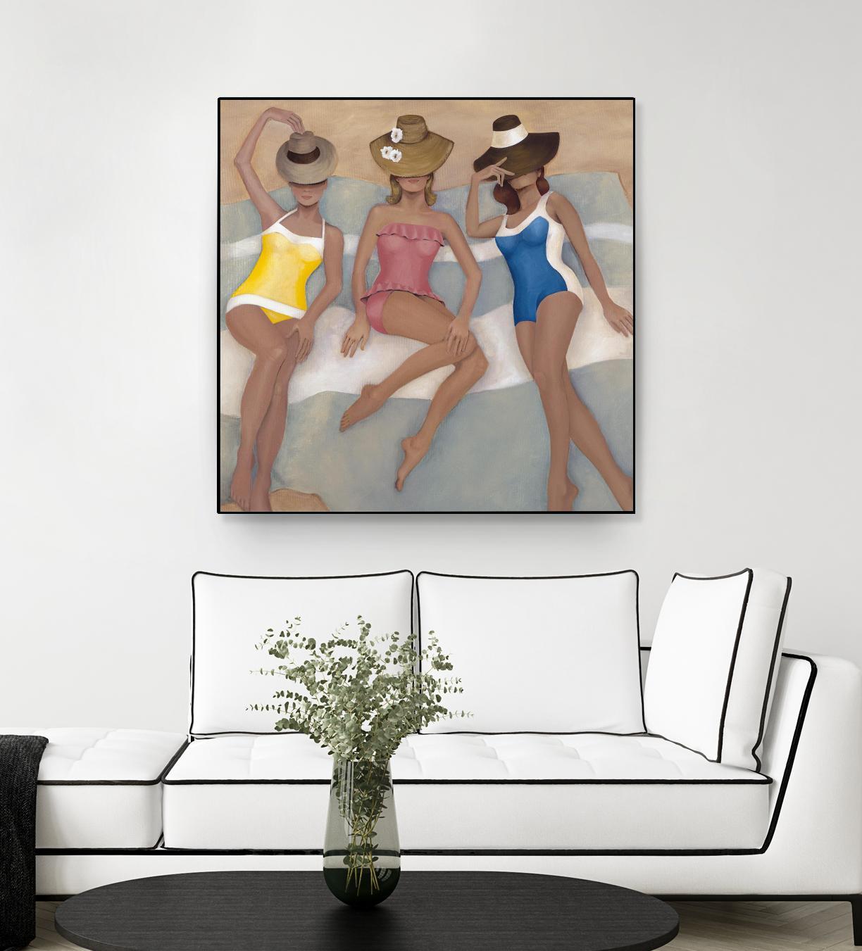 The Orange County Club.tif by Daleno Art on GIANT ART - beige  costal beach