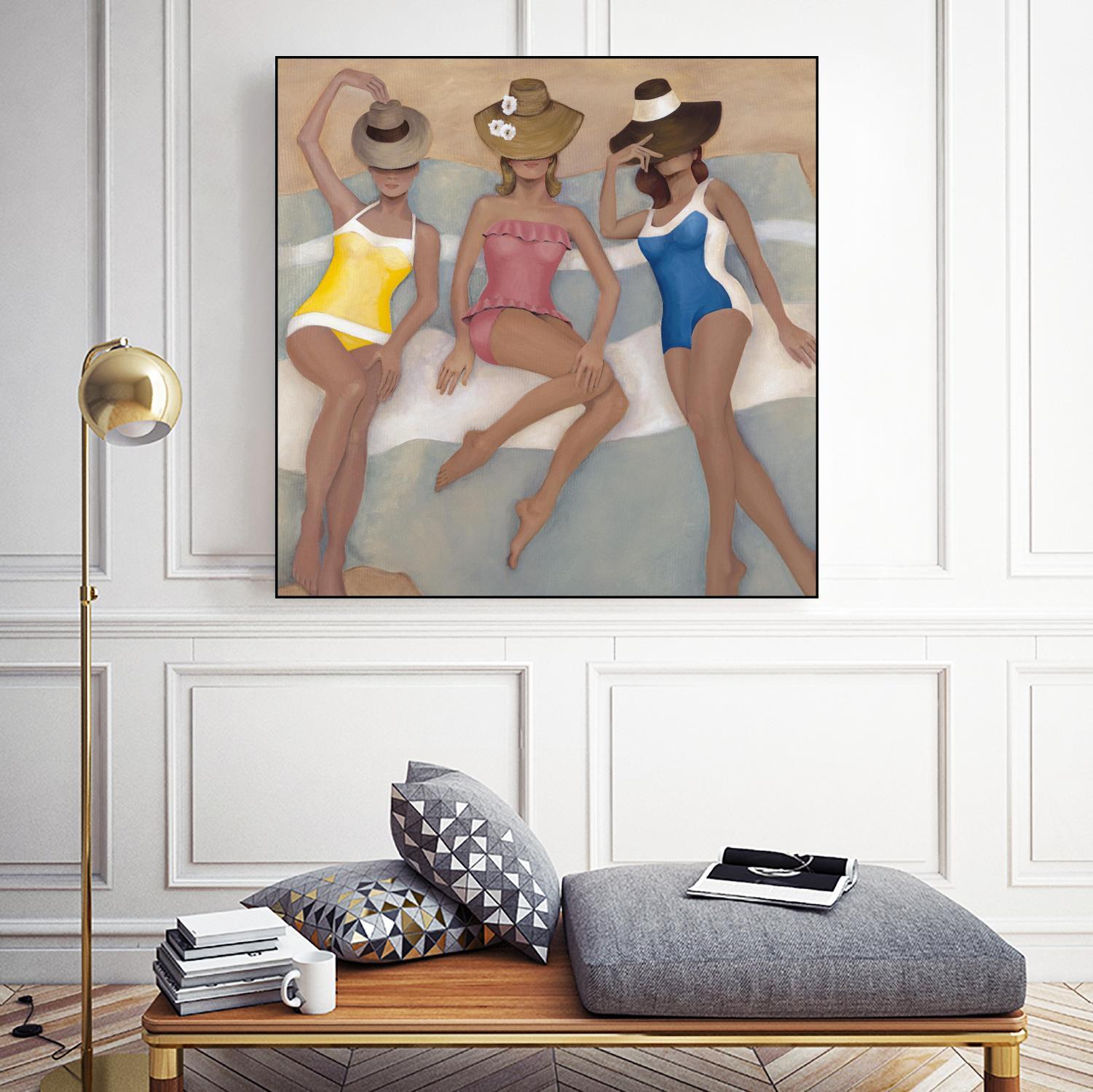 The Orange County Club.tif by Daleno Art on GIANT ART - beige  costal beach