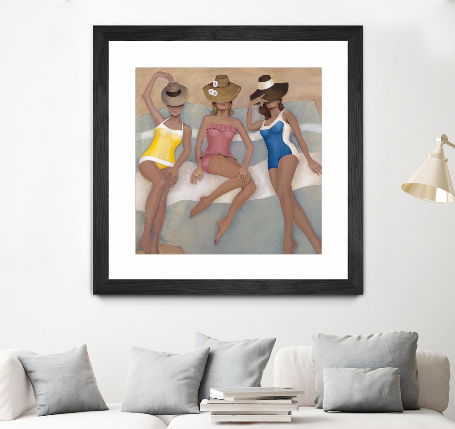 The Orange County Club.tif by Daleno Art on GIANT ART - beige  costal beach