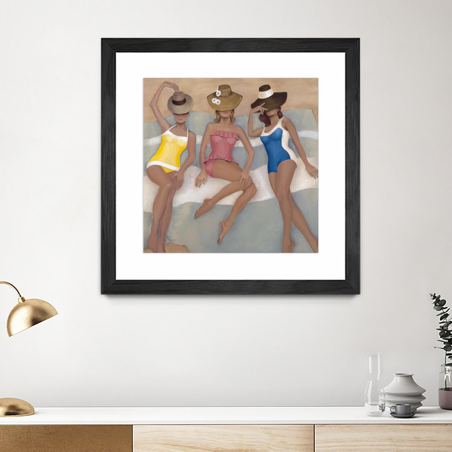 The Orange County Club.tif by Daleno Art on GIANT ART - beige  costal beach