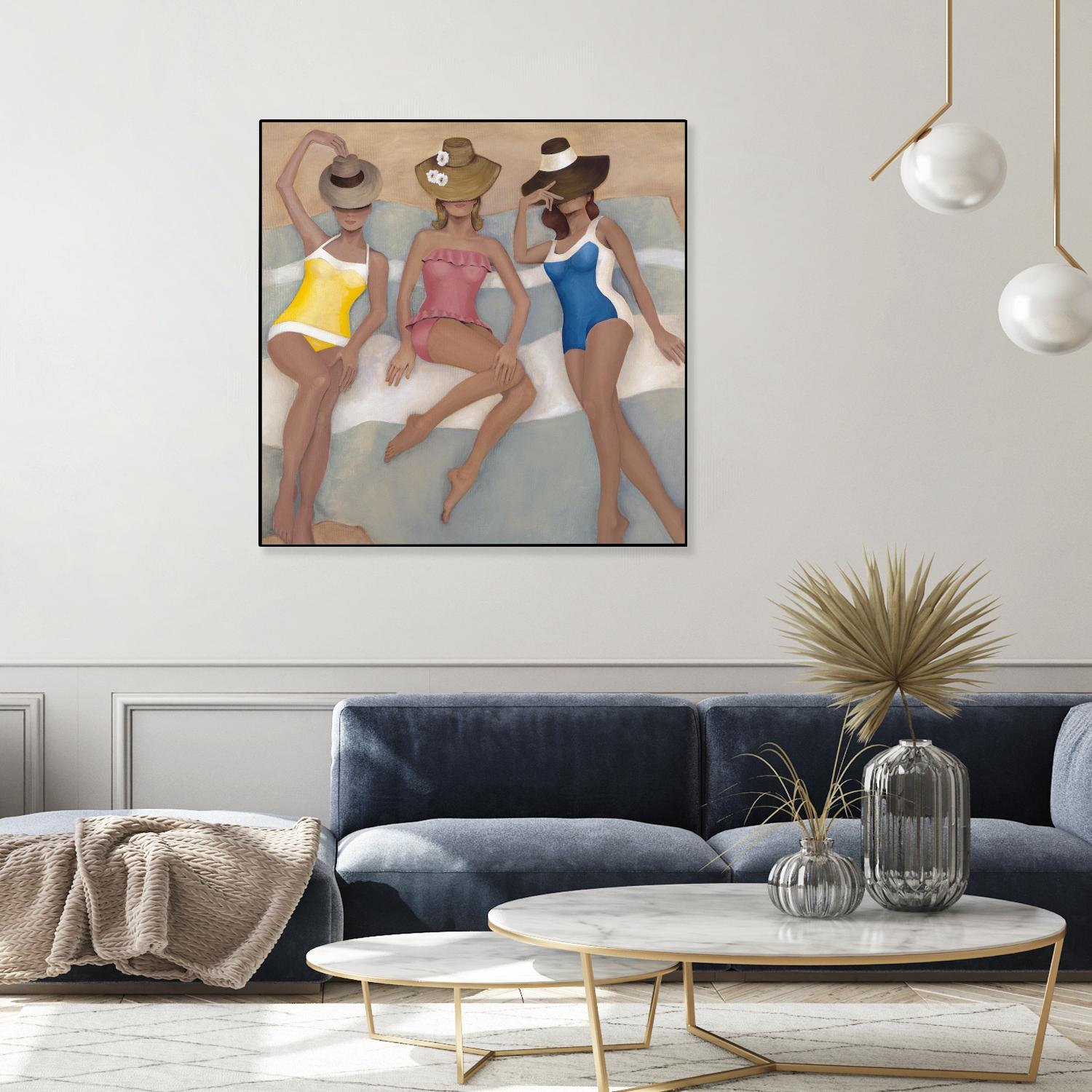 The Orange County Club.tif by Daleno Art on GIANT ART - beige  costal beach