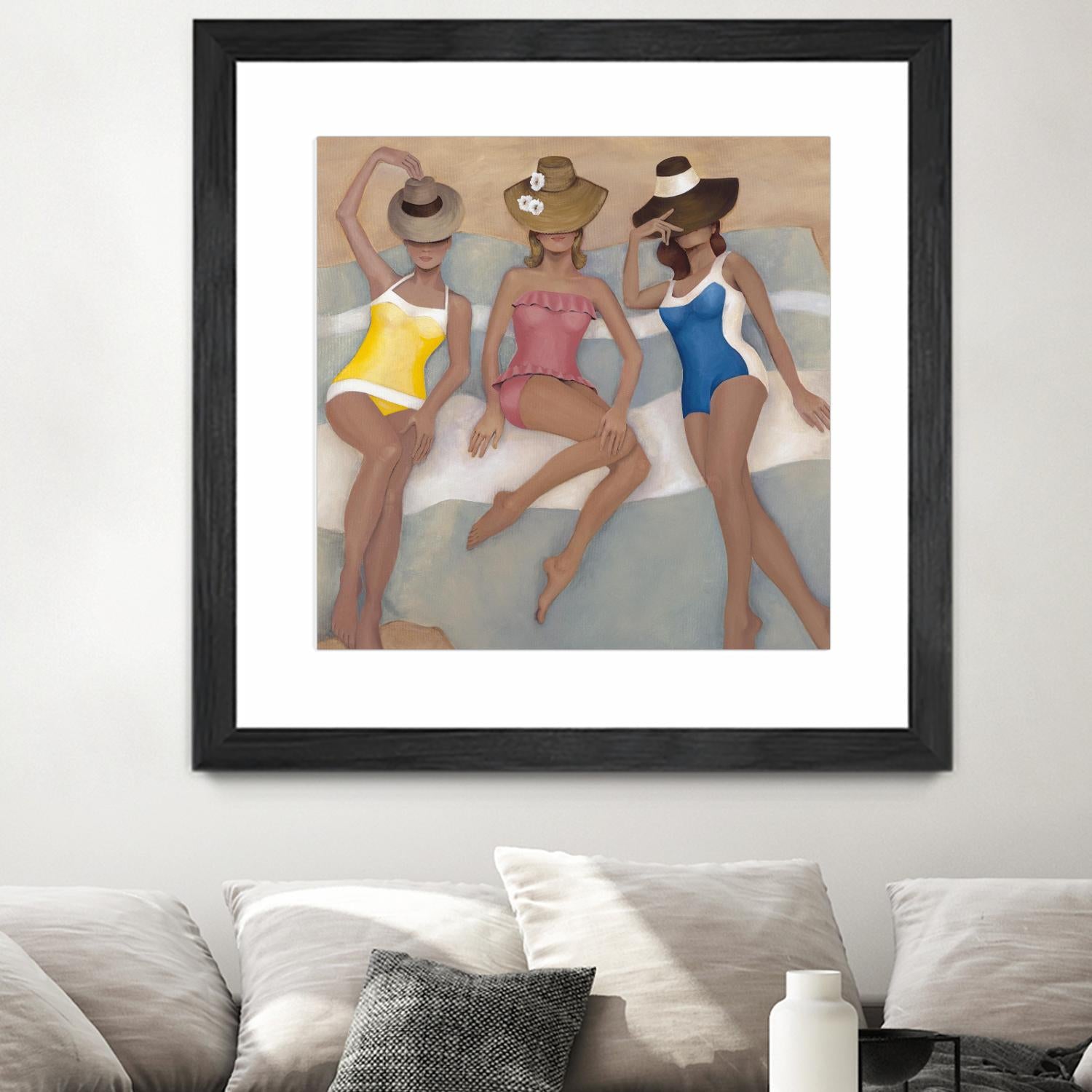 The Orange County Club.tif by Daleno Art on GIANT ART - beige  costal beach