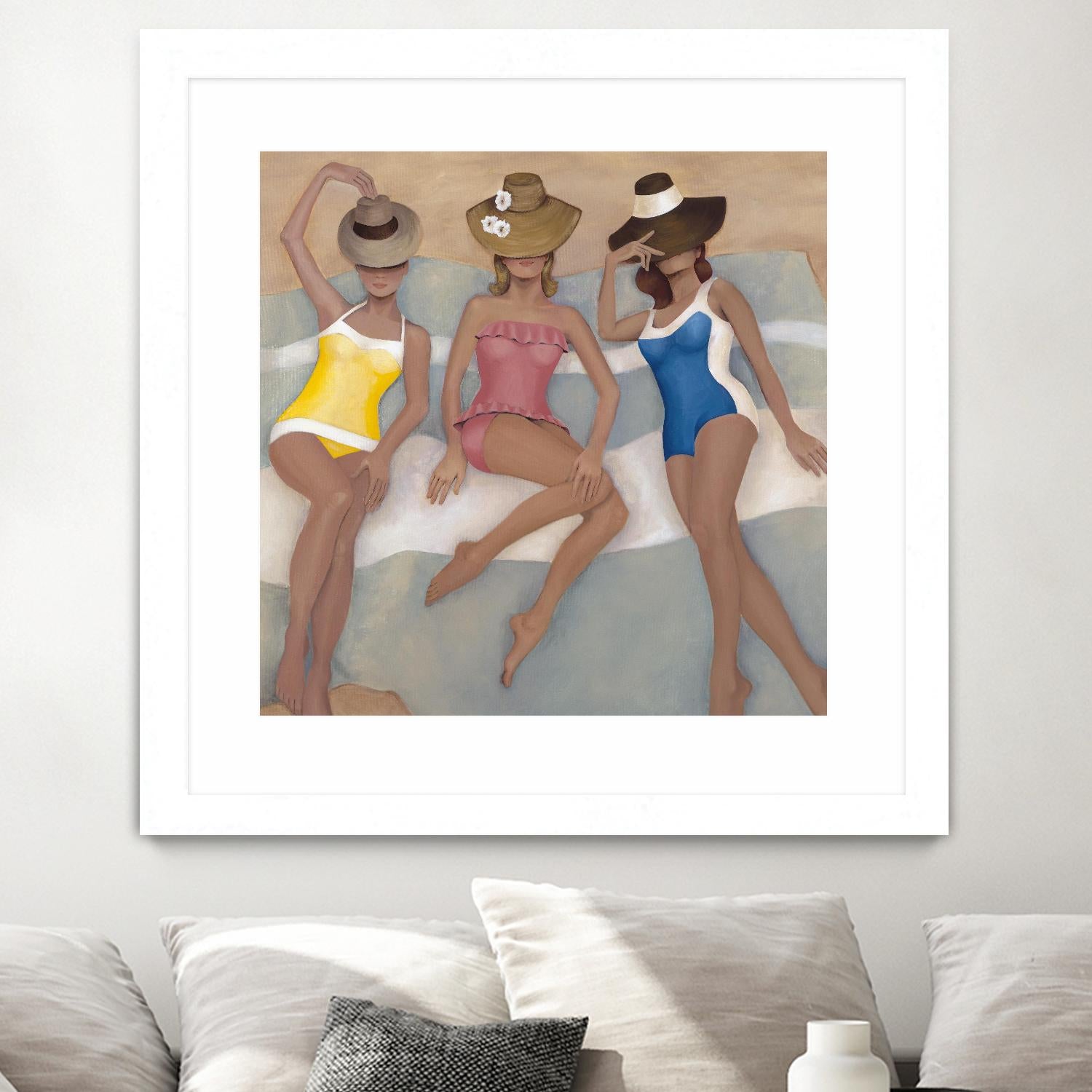 The Orange County Club.tif by Daleno Art on GIANT ART - beige  costal beach