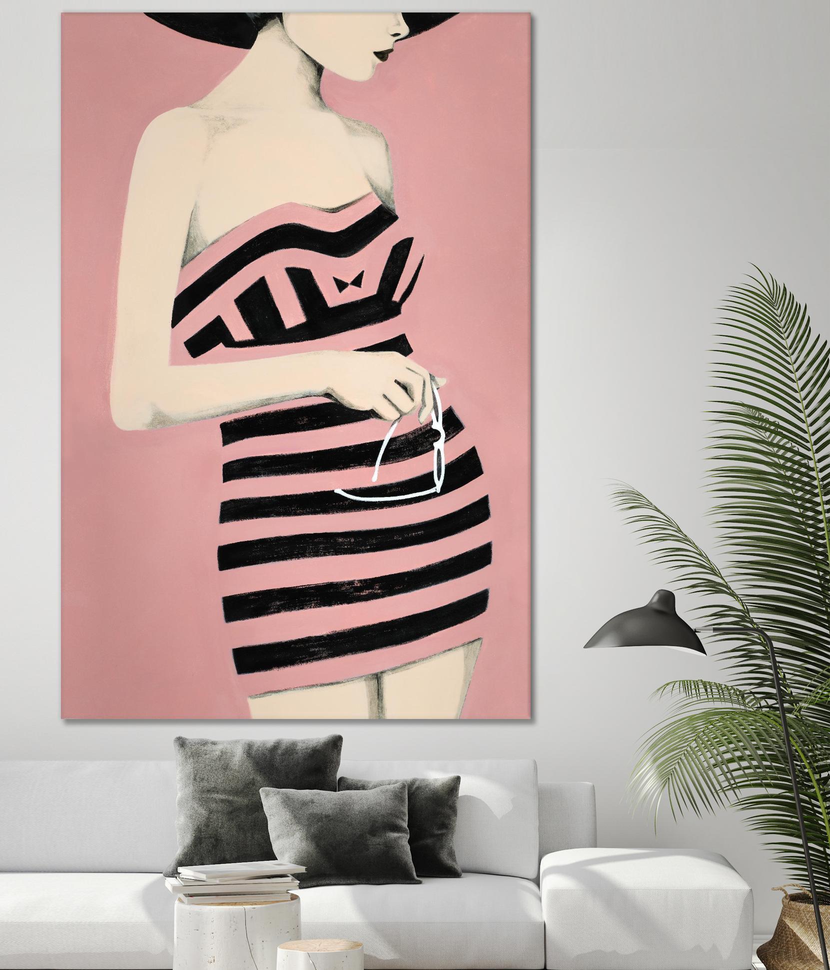 Sally by Daleno Art on GIANT ART - pink figurative women